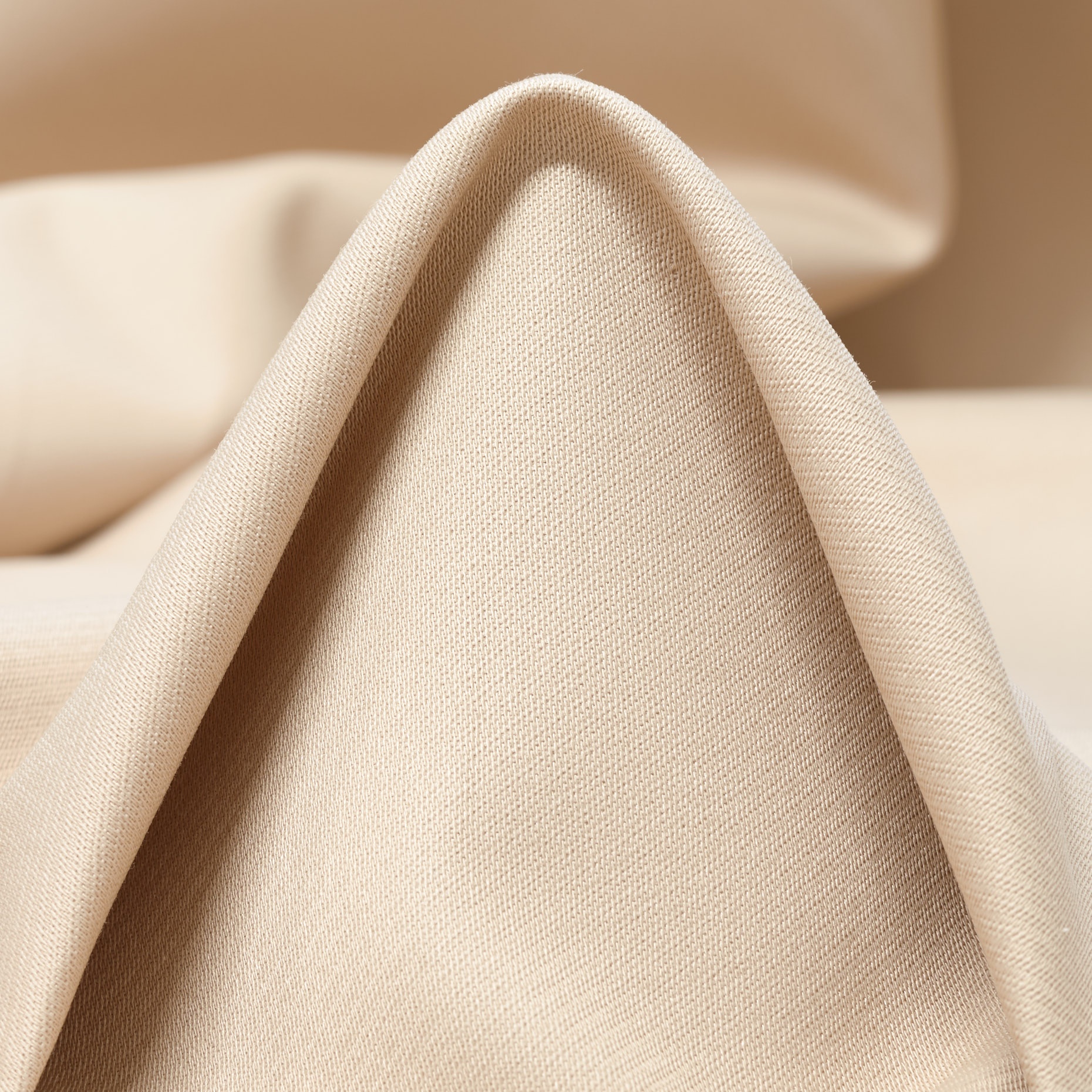 Двойной, Твил, Хлопок, Ivory (F000041866)