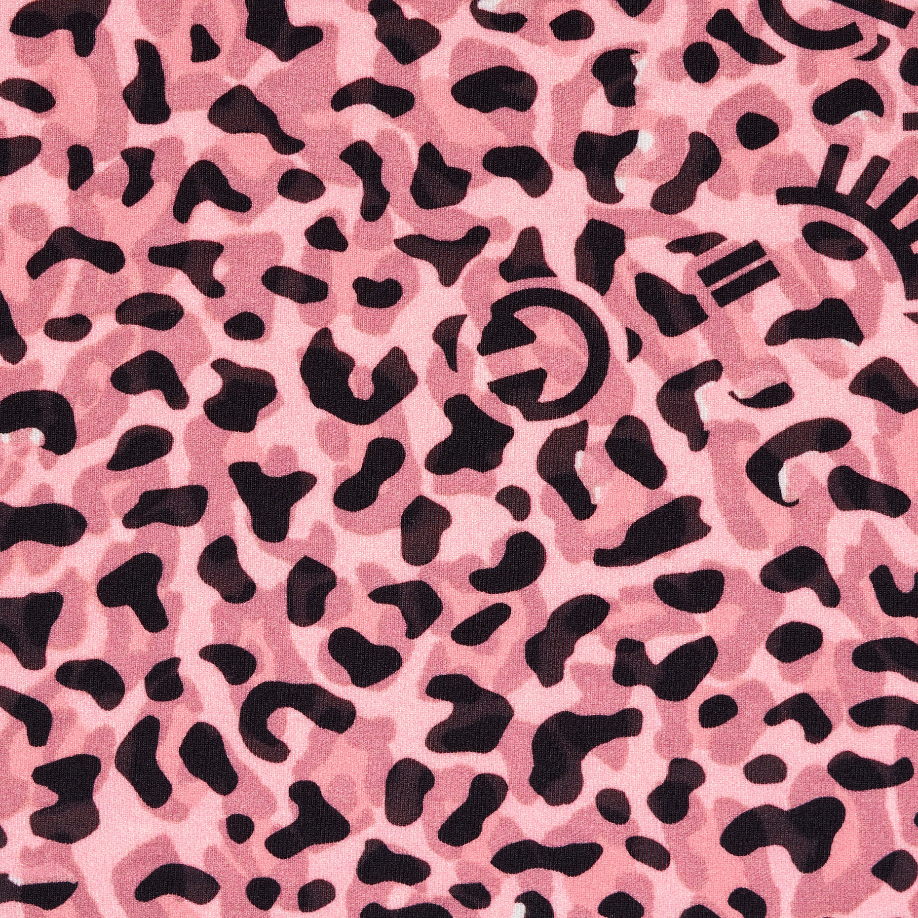 Techno Jersey, Polyamide, Imprimé, Blush&Raven Black (F000043102) - Tissage