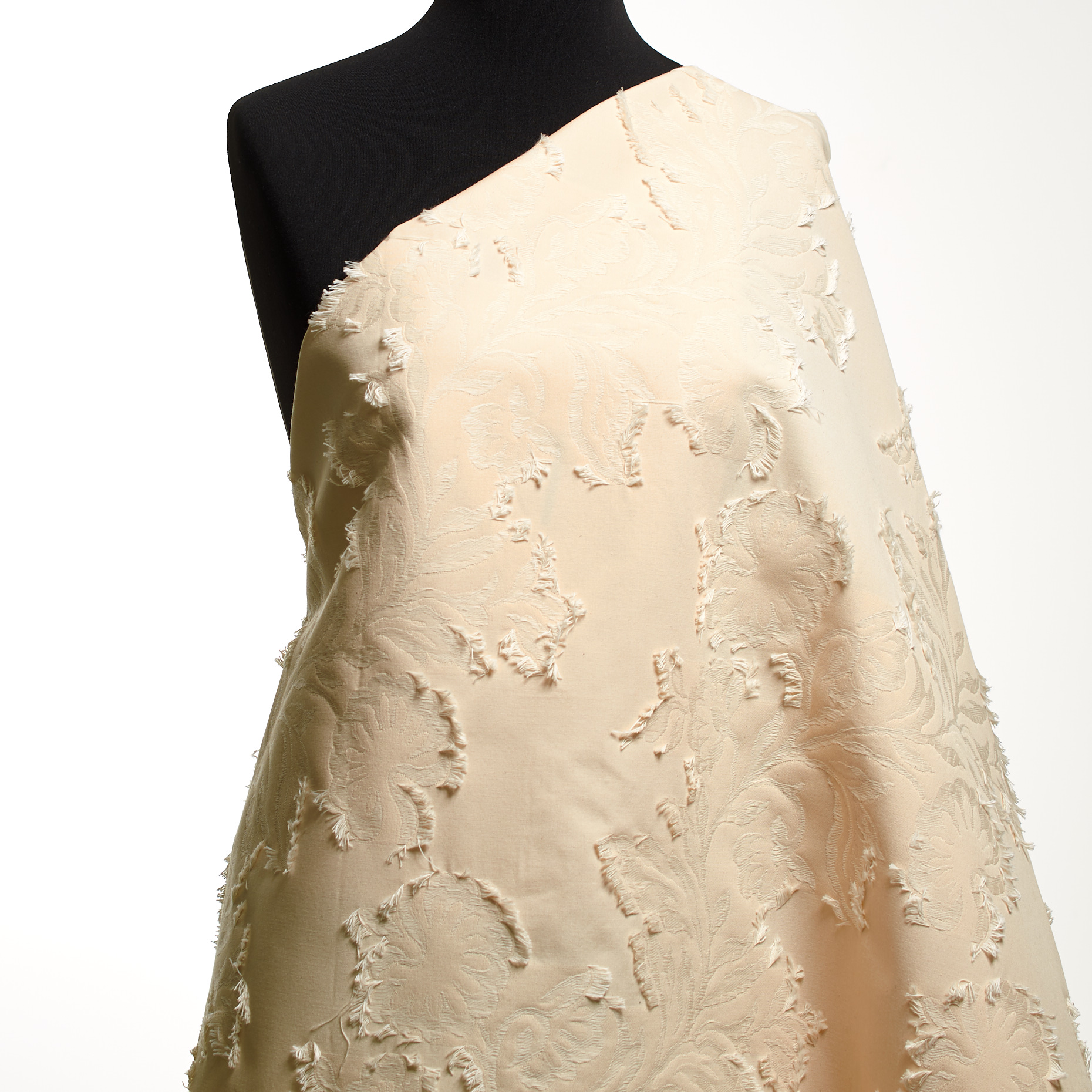 JACQUARD, FIL COUPÉ, COTTON, ANTIQUE WHITE (P000005300) - Mannequin