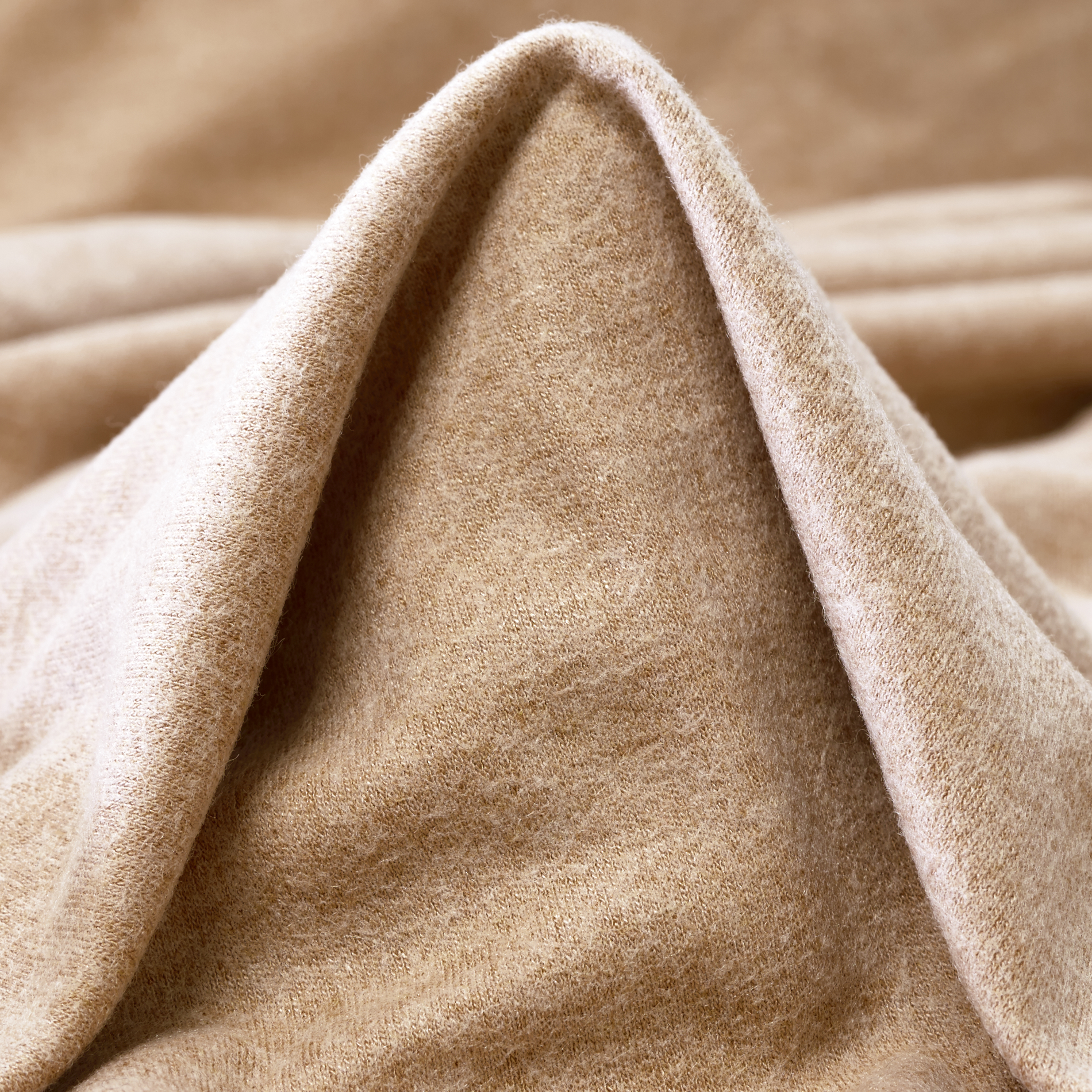 JERSEY, WOOL, MELANGE, IRISH CREAM