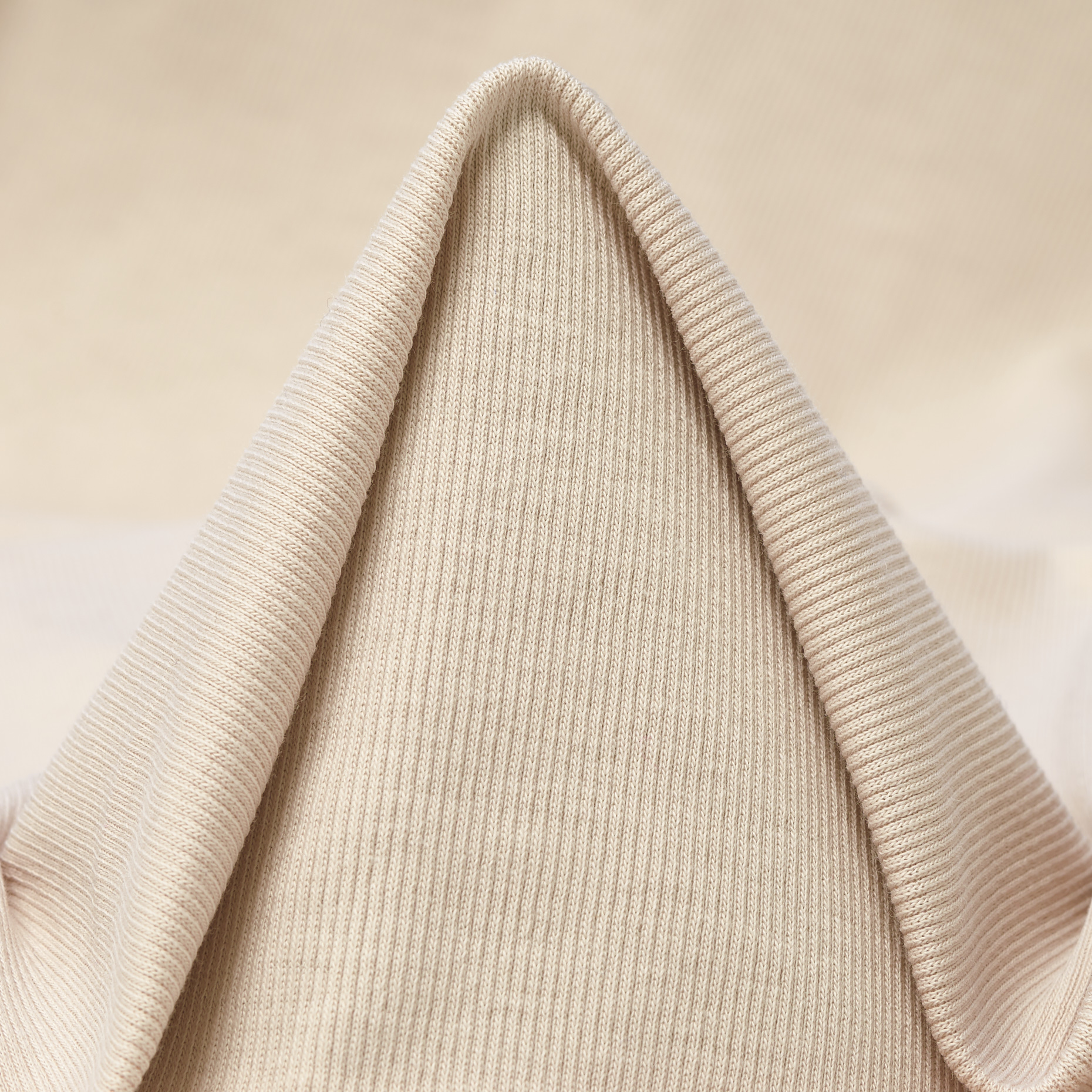 Jersey Acanalado, Algodón, Elástico, Pale Blush (F000046203)