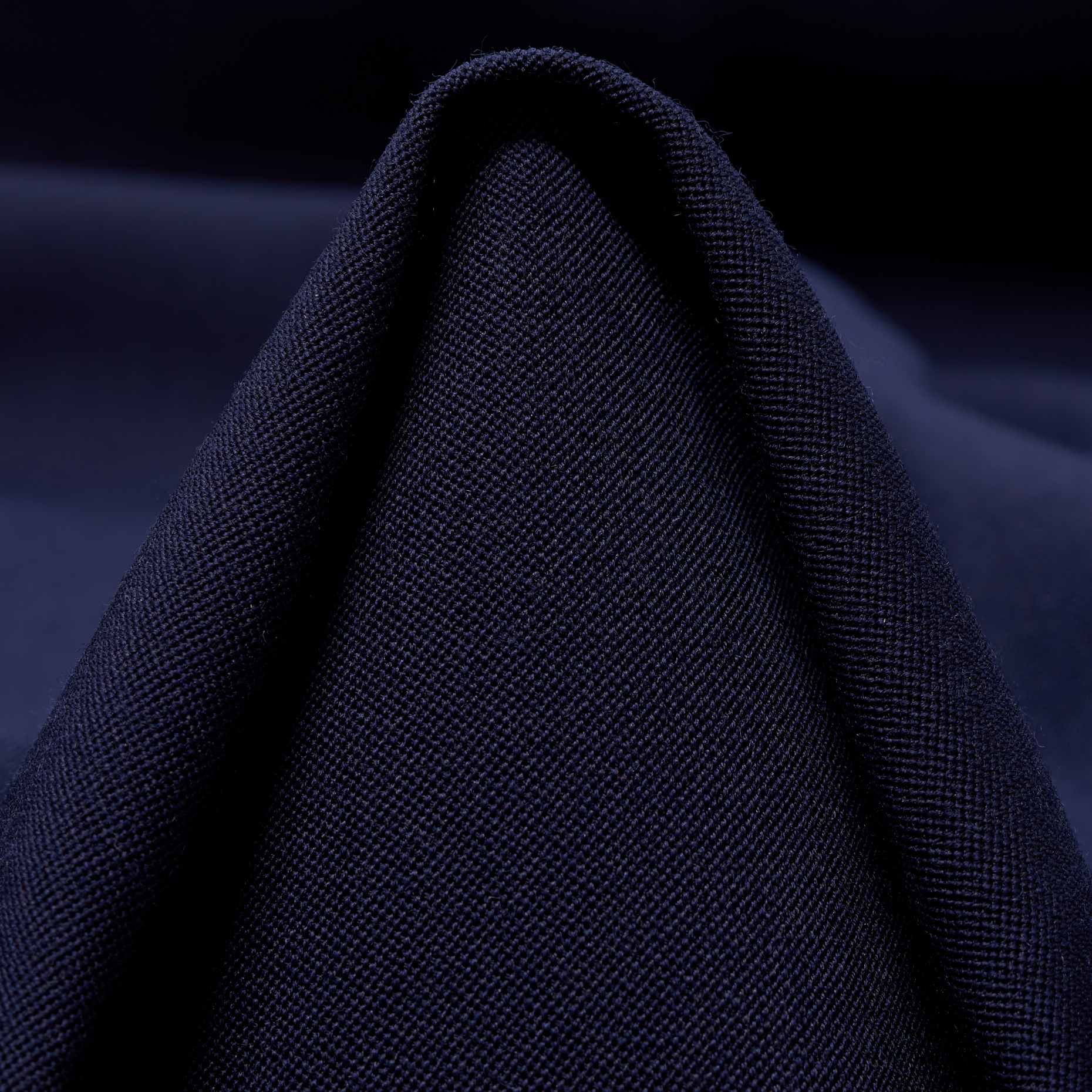 CRÊPE, VIRGIN WOOL, BLACK IRIS (F000048455)