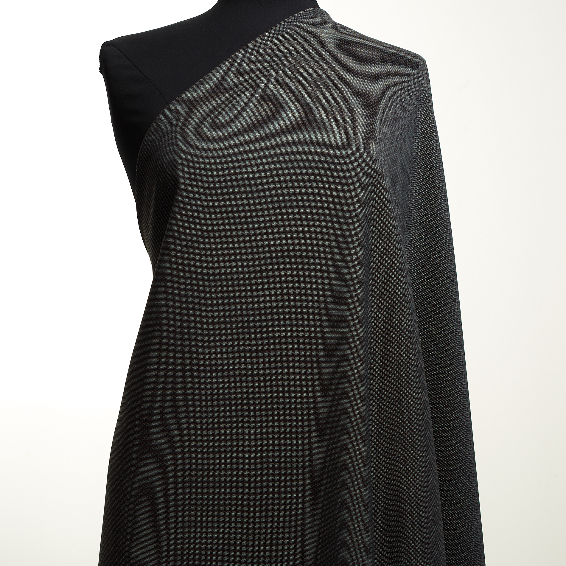 WOOL BLEND, MICRO DESIGN, MELANGE, INDIGO&IVORY (F000034566) - Mannequin