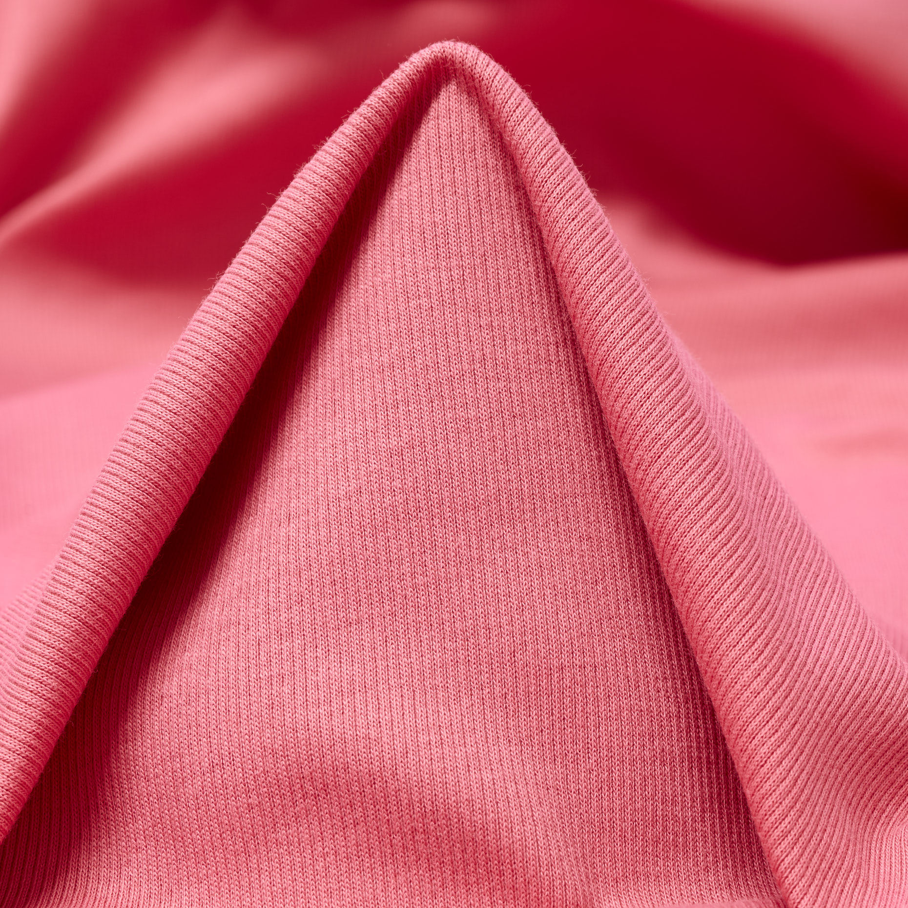 Трикотажная Резинка, Хлопок с эластаном, Strawberry Ice Cream (F000042685)