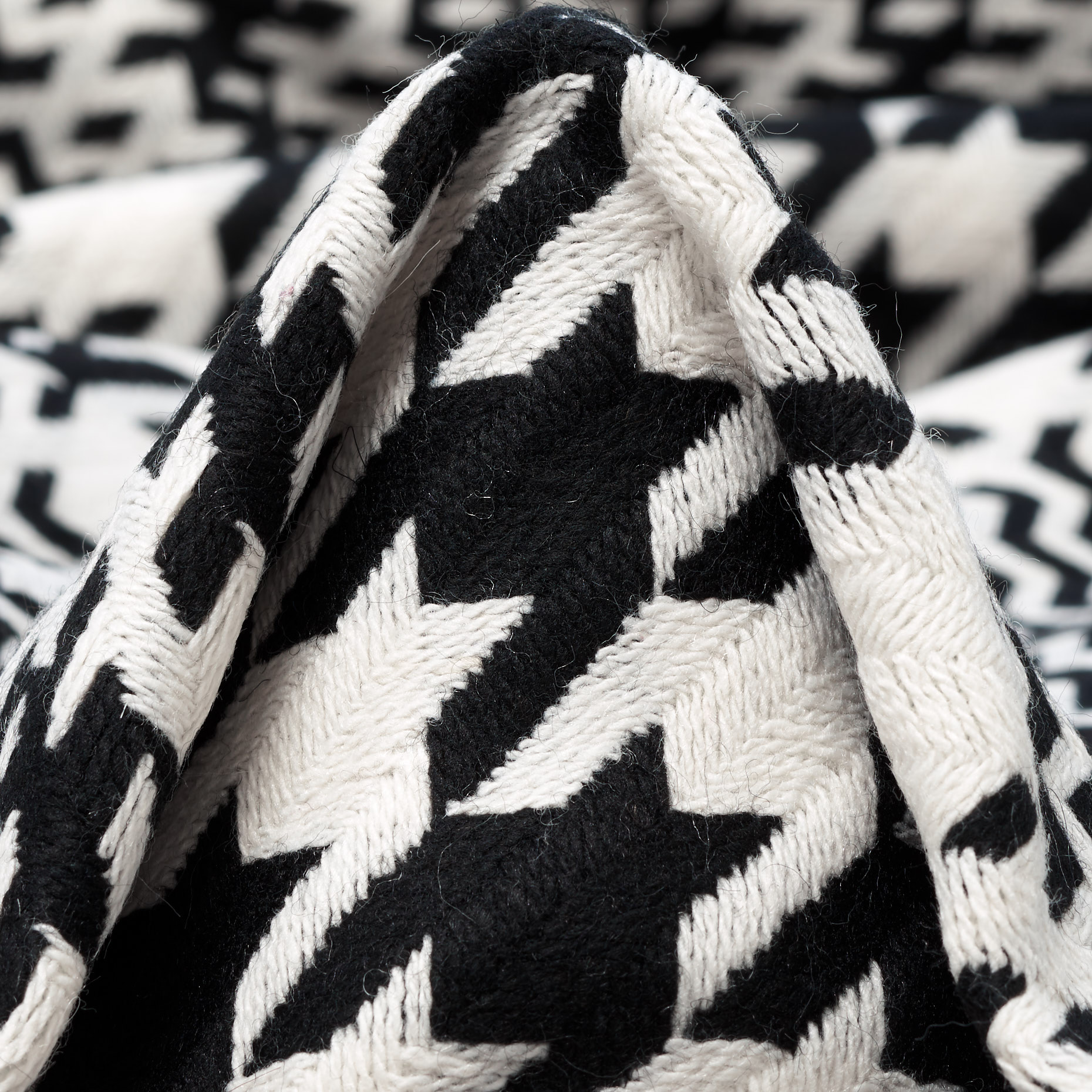 Jacquard, Misto Lana, Antique White&Raven Black (F000040299)