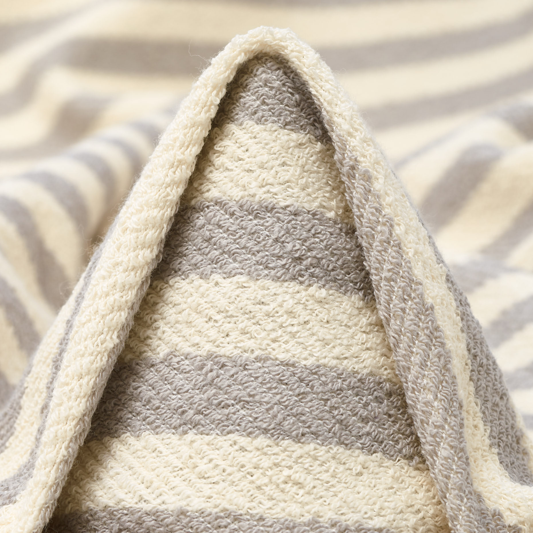 JERSEY, FRENCH TERRY, COTTON, CHISELED STONE&IVORY (F000026841)