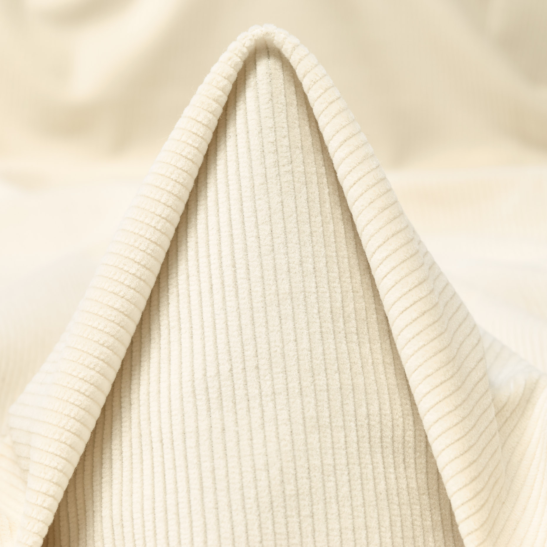 CORDUROY, COTTON, ELASTIC, ANTIQUE WHITE (F000045073)