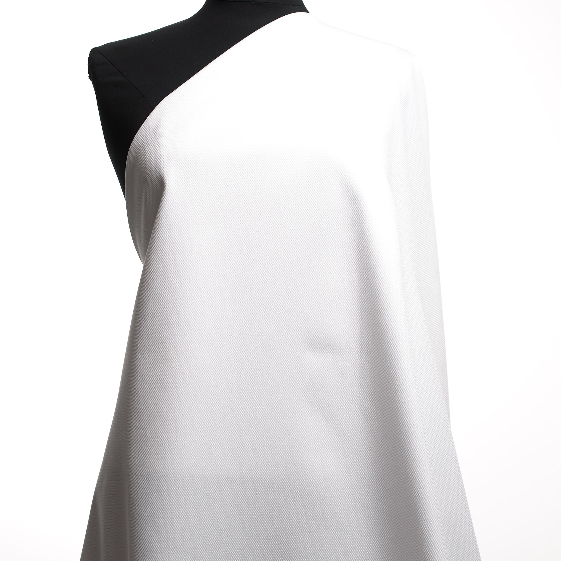 Pique, Bawełna, Stretch, Brilliant White (F000038497) - Manekin