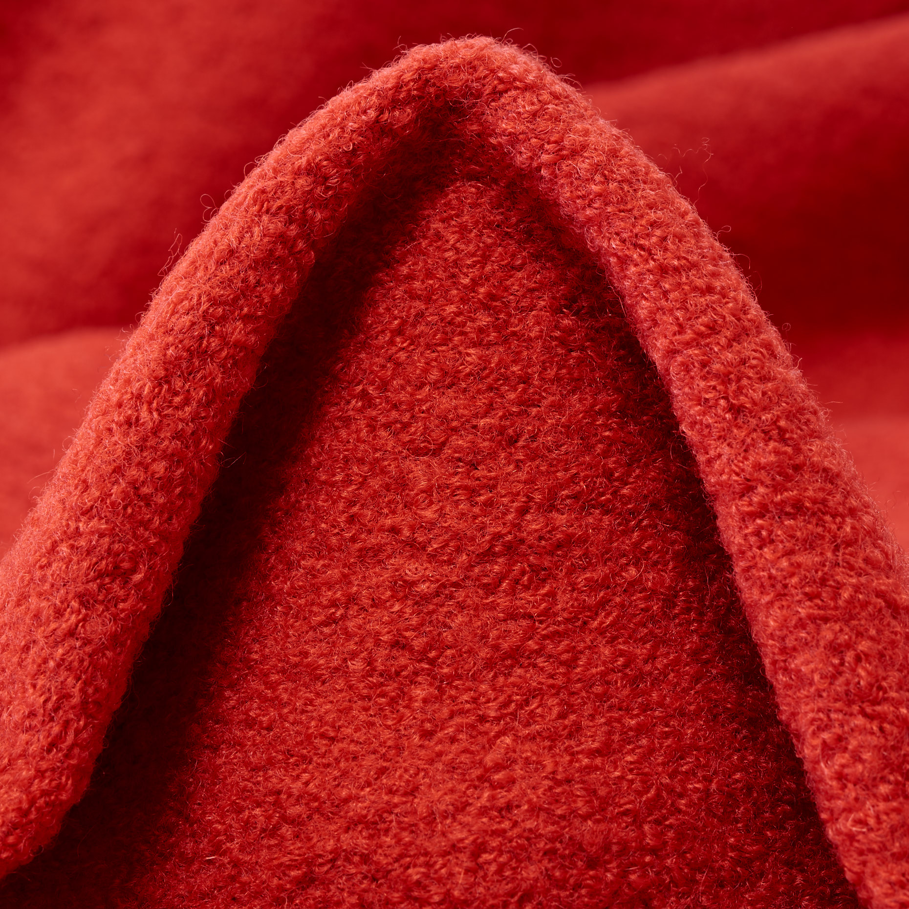 JERSEY, BOILED WOOL, BOUCLÉ, STRAWBERRY (F000040018)