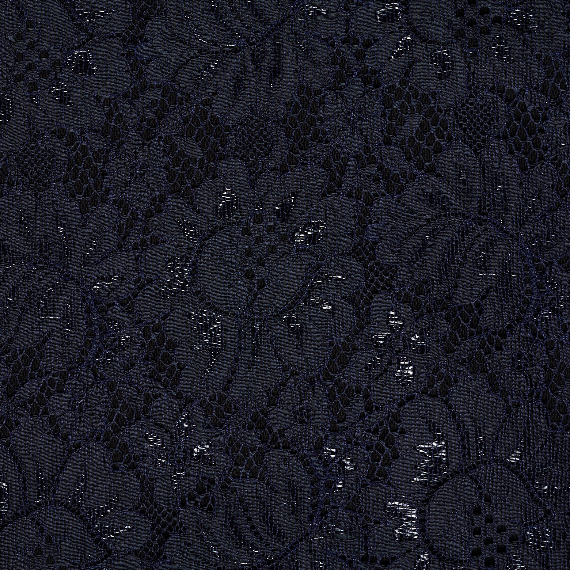 Encaje, Ramié, Metallic, Night Sky (F000037523) - Tejido