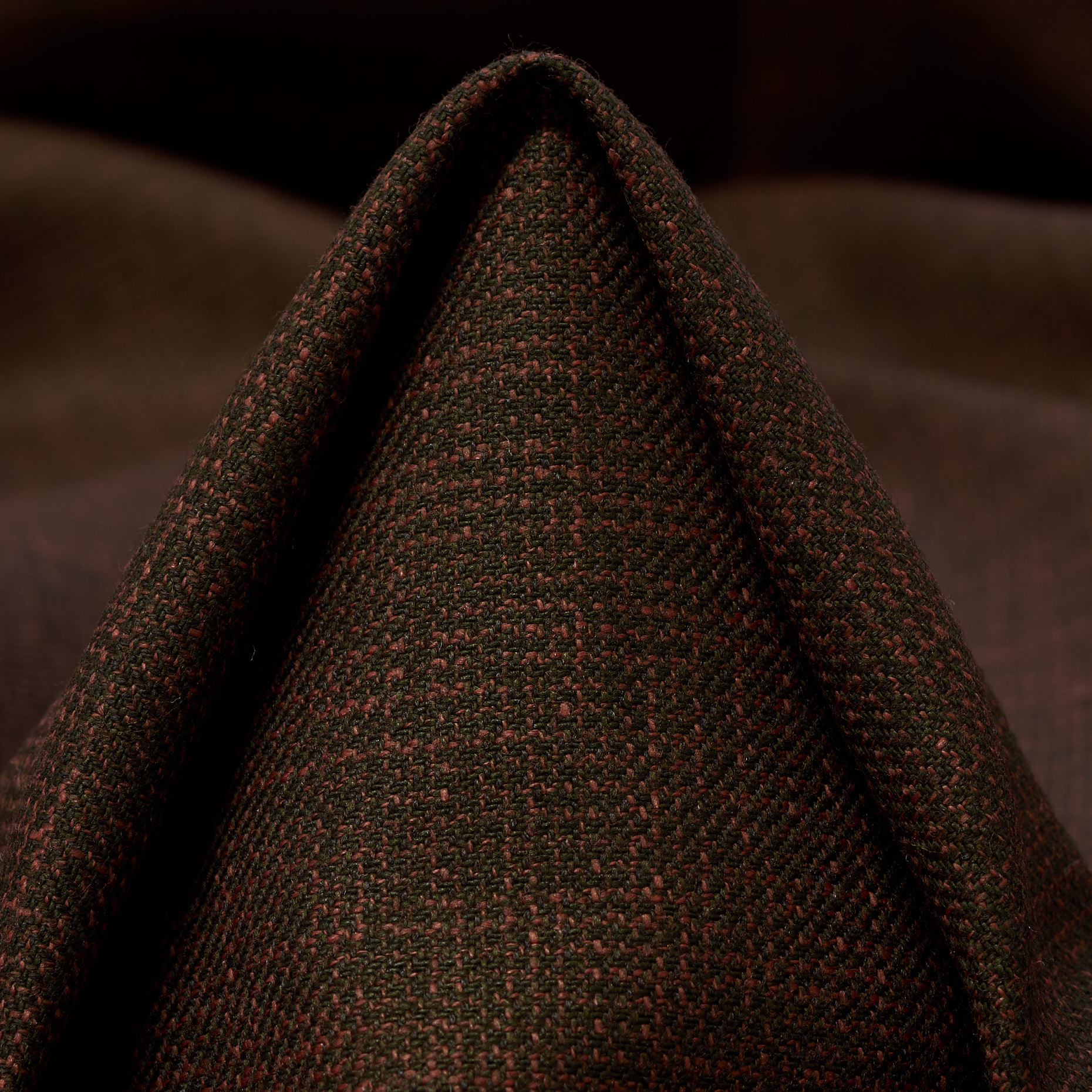 DOUBLE, COTTON, VIRGIN WOOL, SEAL BROWN&BLACKENED PEARL (F000045059)