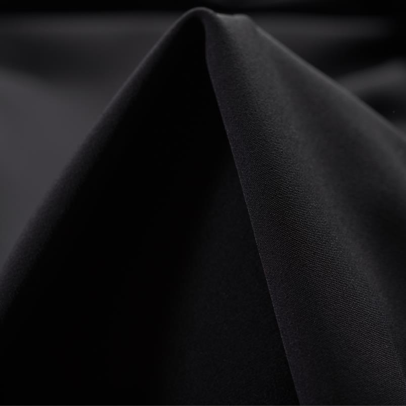 TECHNO STRETCH, POLYAMID, HIGH ELASTICITY, RAVEN BLACK (F000030602)