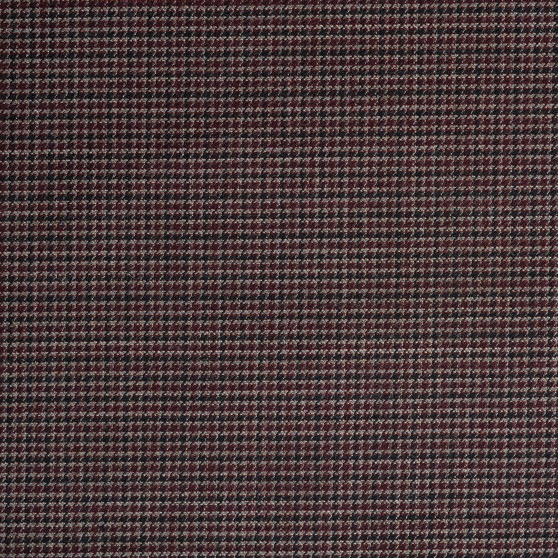 Schurwolle, Elastik, Hahnentritt, Bitter Chocolate (F000045237) - Gewebe