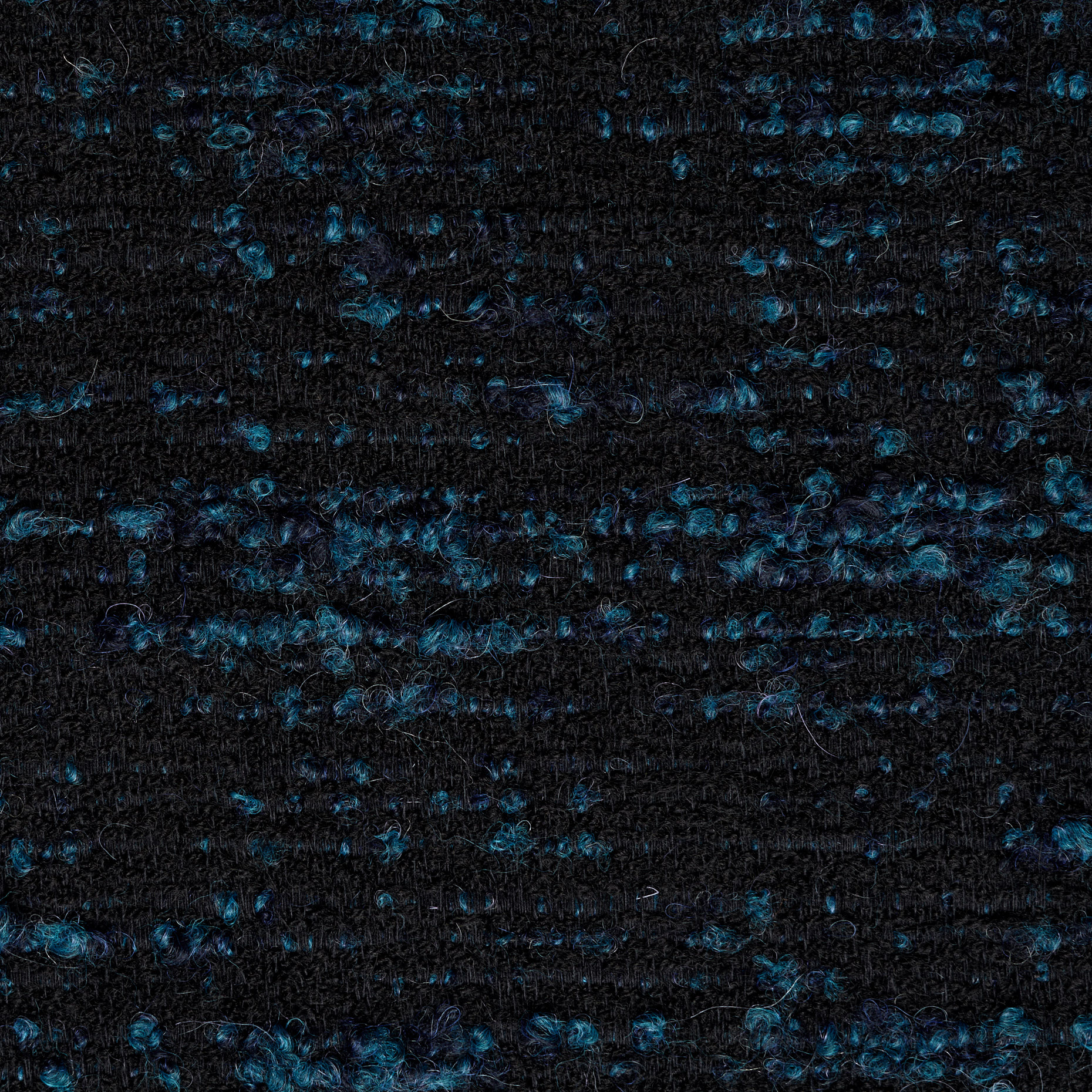 Bouclé, Algodón Mix, Deep Lagoon&Black (F000022954) - Tejido