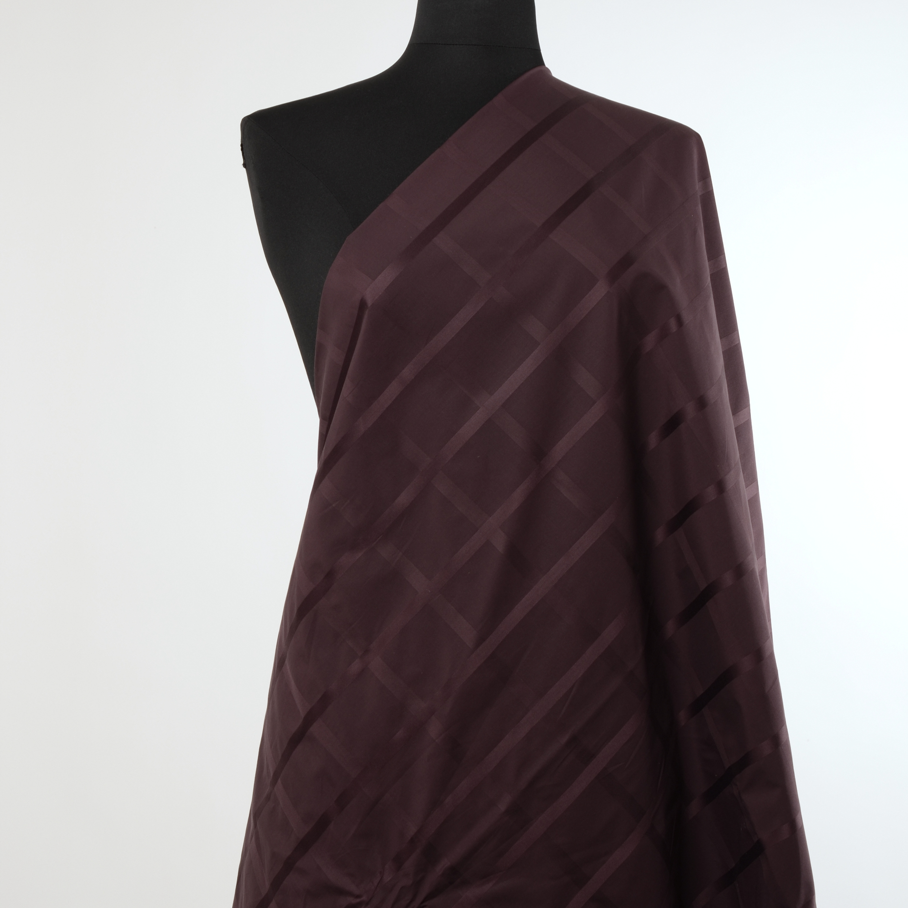 Подкладка, Хлопок, Клетка, Port Royale (F000010778) - Манекен