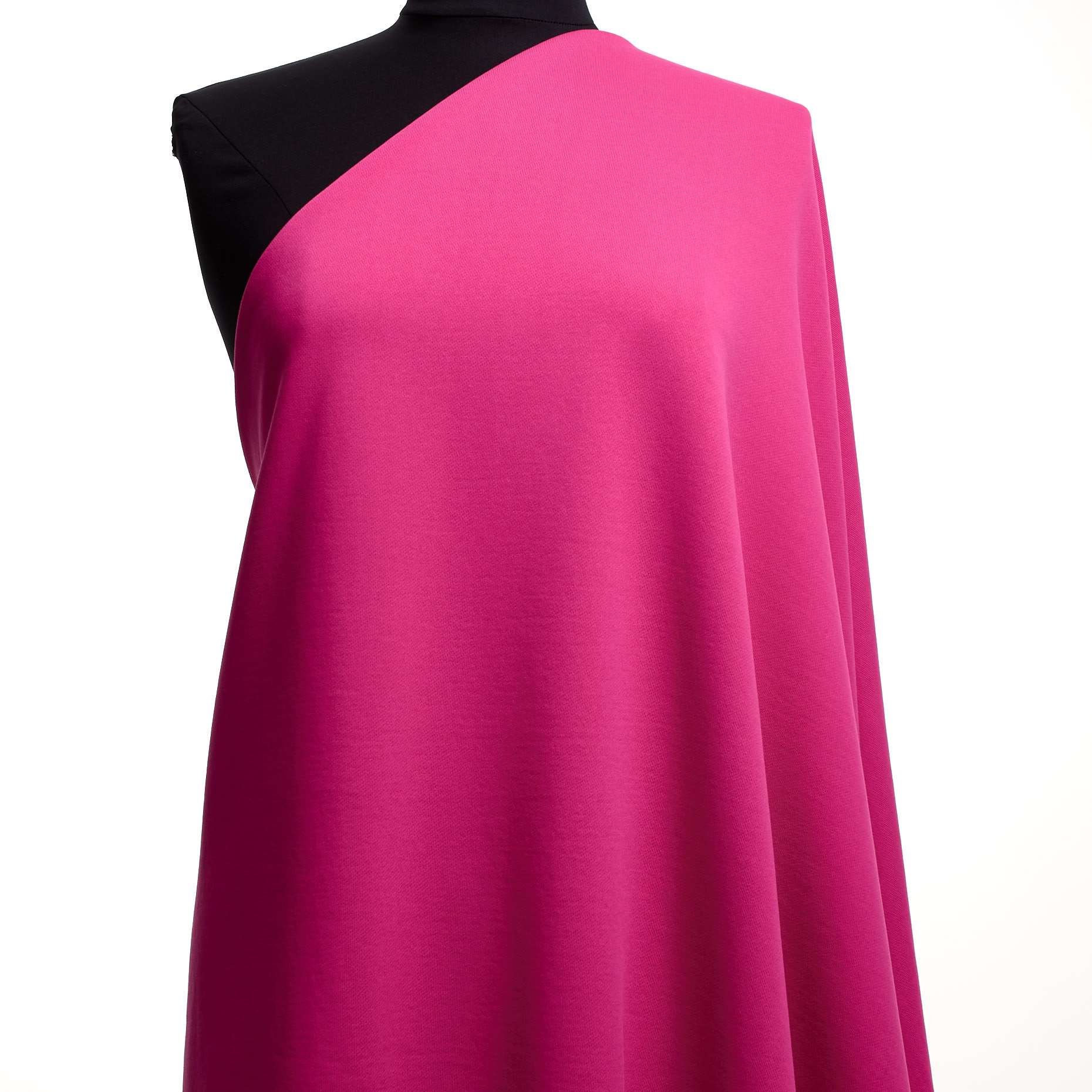 JERSEY, FRENCH TERRY, COTTON, RASPBERRY ROSE (F000043125) - Mannequin