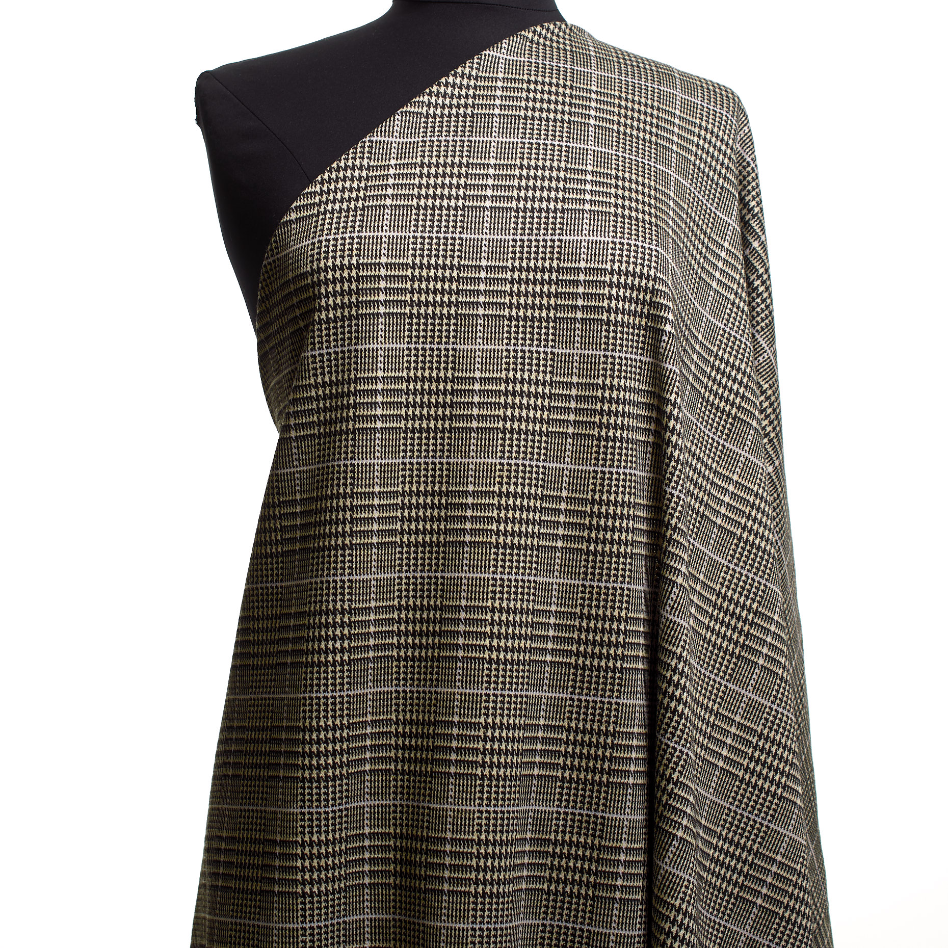 JERSEY, JACQUARD, VISCOSE, RAVEN BLACK&GRAIGE (F000041593) - Mannequin