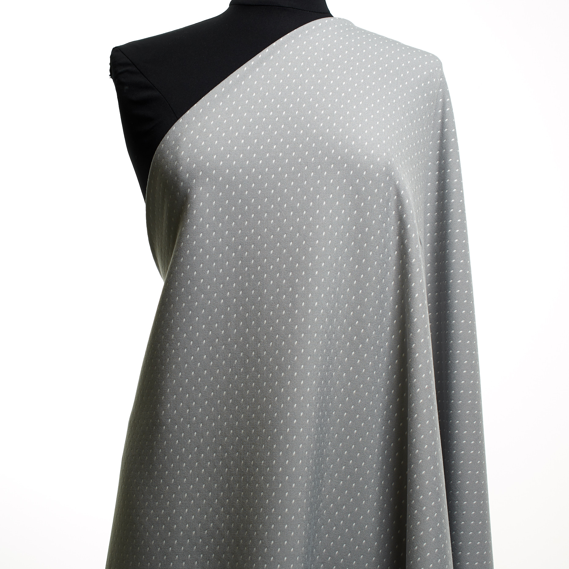 Jersey, Jacquard, Silver (F000030737) - Manichino