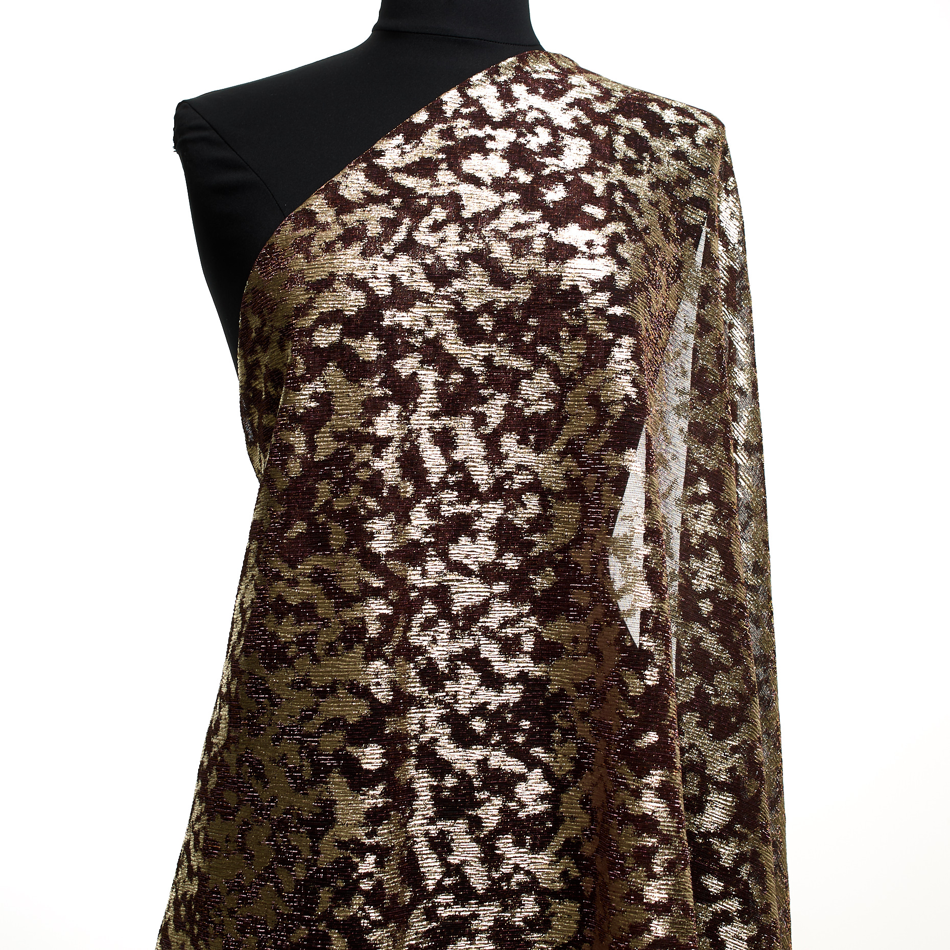 Jersey, Metallizzato, Trasparente, Brown Rice&Red Gold (F000045507) - Manichino