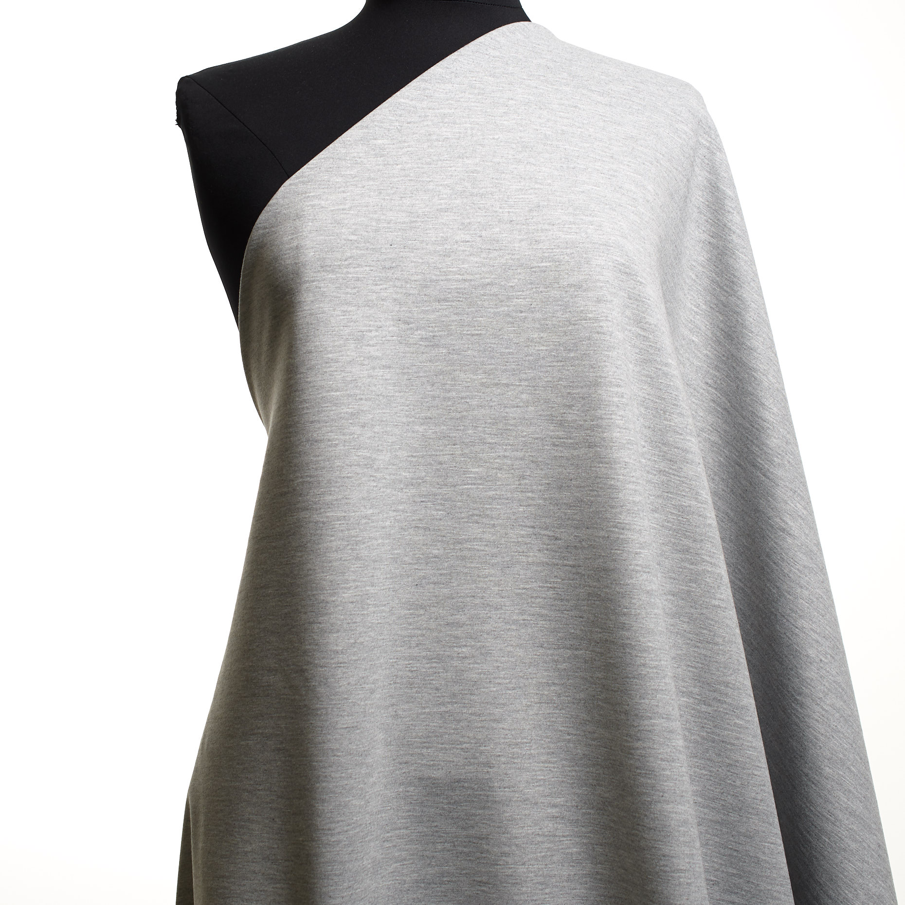 Трикотаж, Пунто Милано, Меланж, Chiseled Stone (F000034754) - Манекен