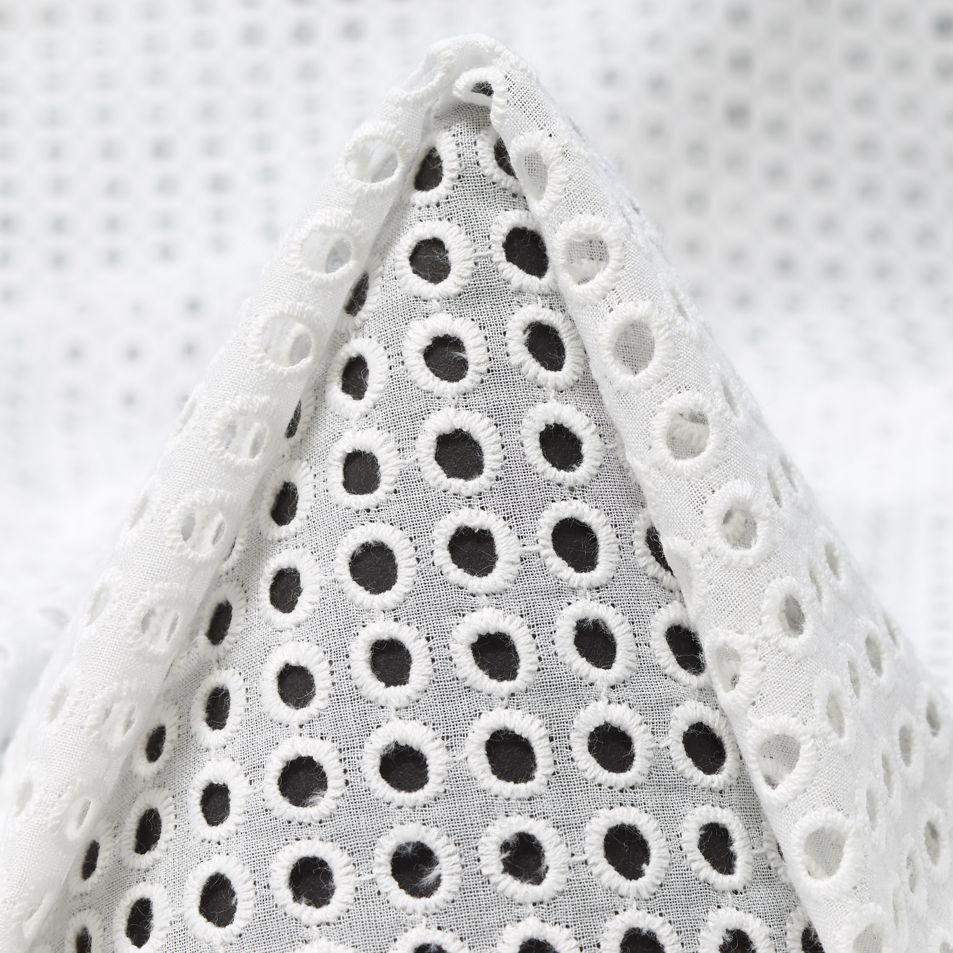 Spitze, Baumwolle, Punkte, Snow White (F000046331)