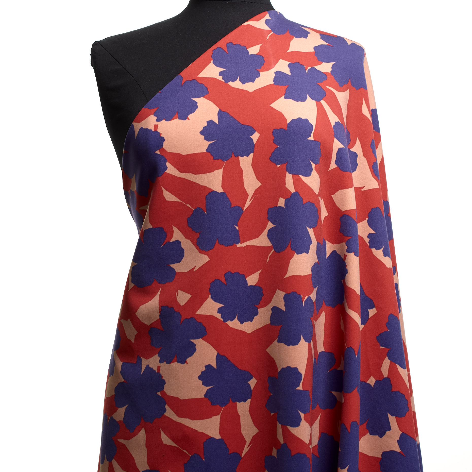 Трикотаж, Цветы, Multicolor (F000034954) - Манекен