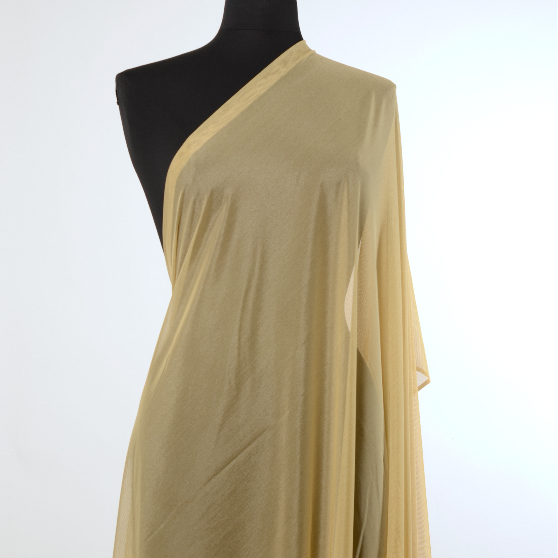 Jersey, Trasparente, Reluciente, Gilded Beige (F0000048) - Maniquí