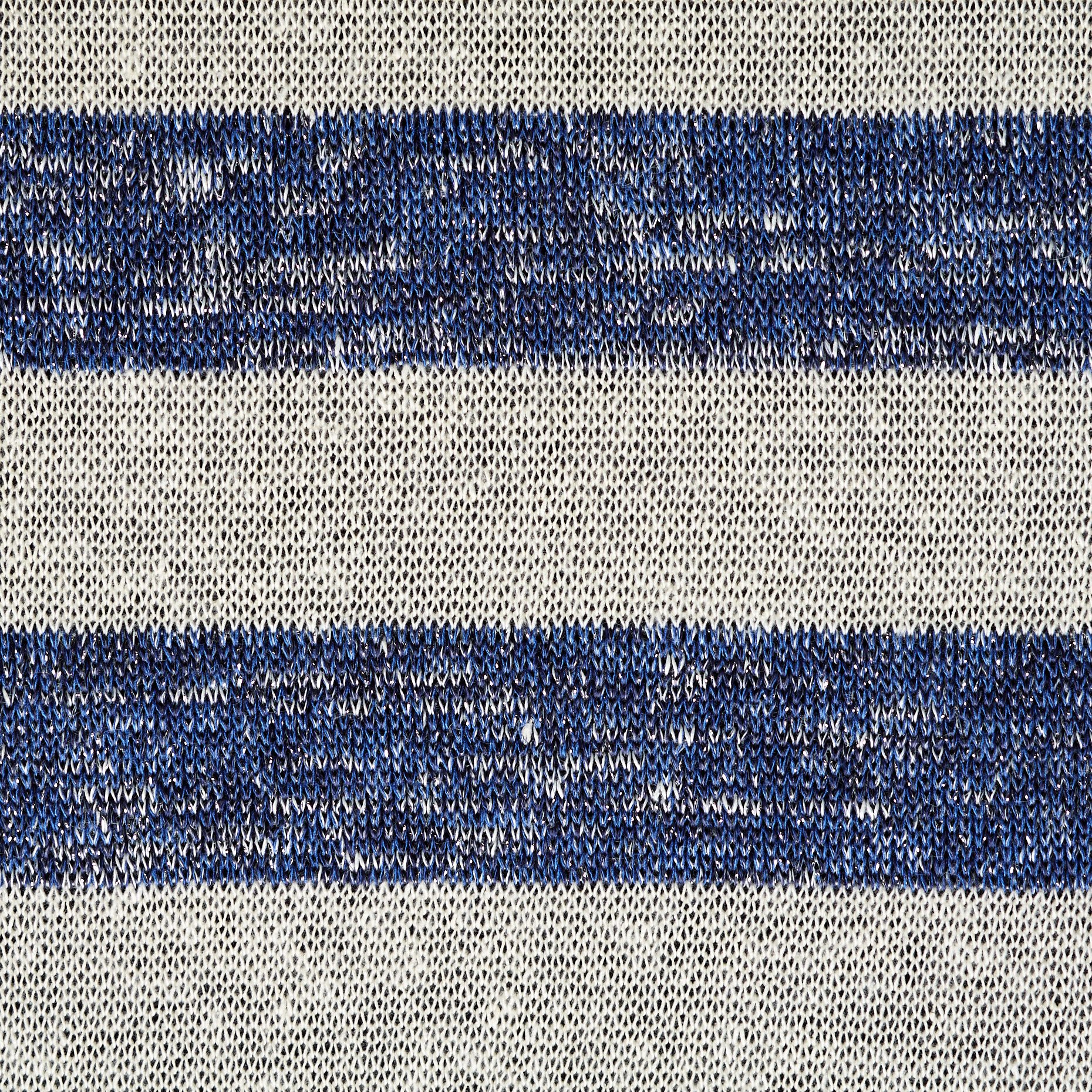 SINGLE JERSEY, COTTON, STRIPES, ATOMIC BLUE&IVORY (F000029364) - Texture