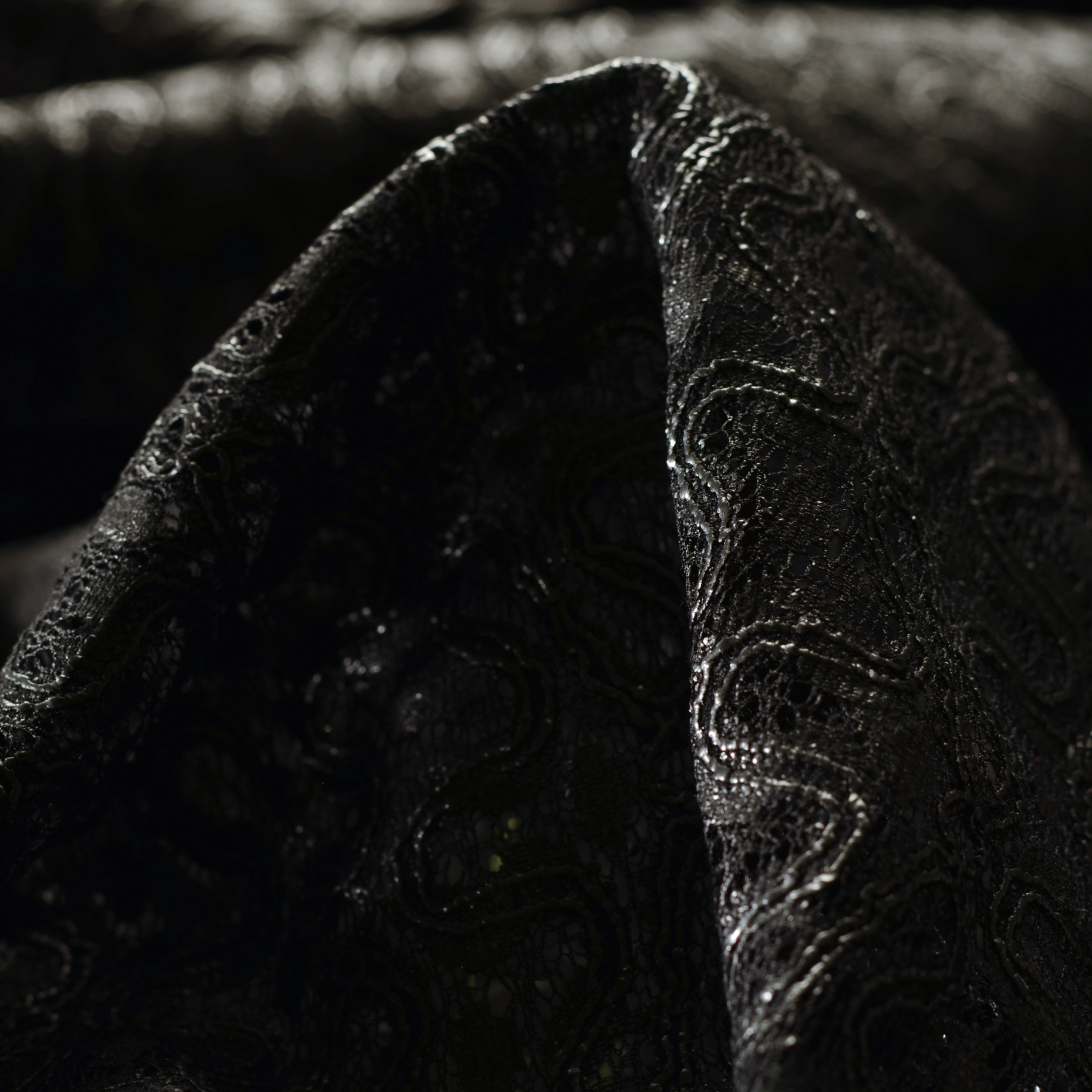 Koronka, Wiskoza, Wydrukowany, Vulcanic Ash (F000017881)