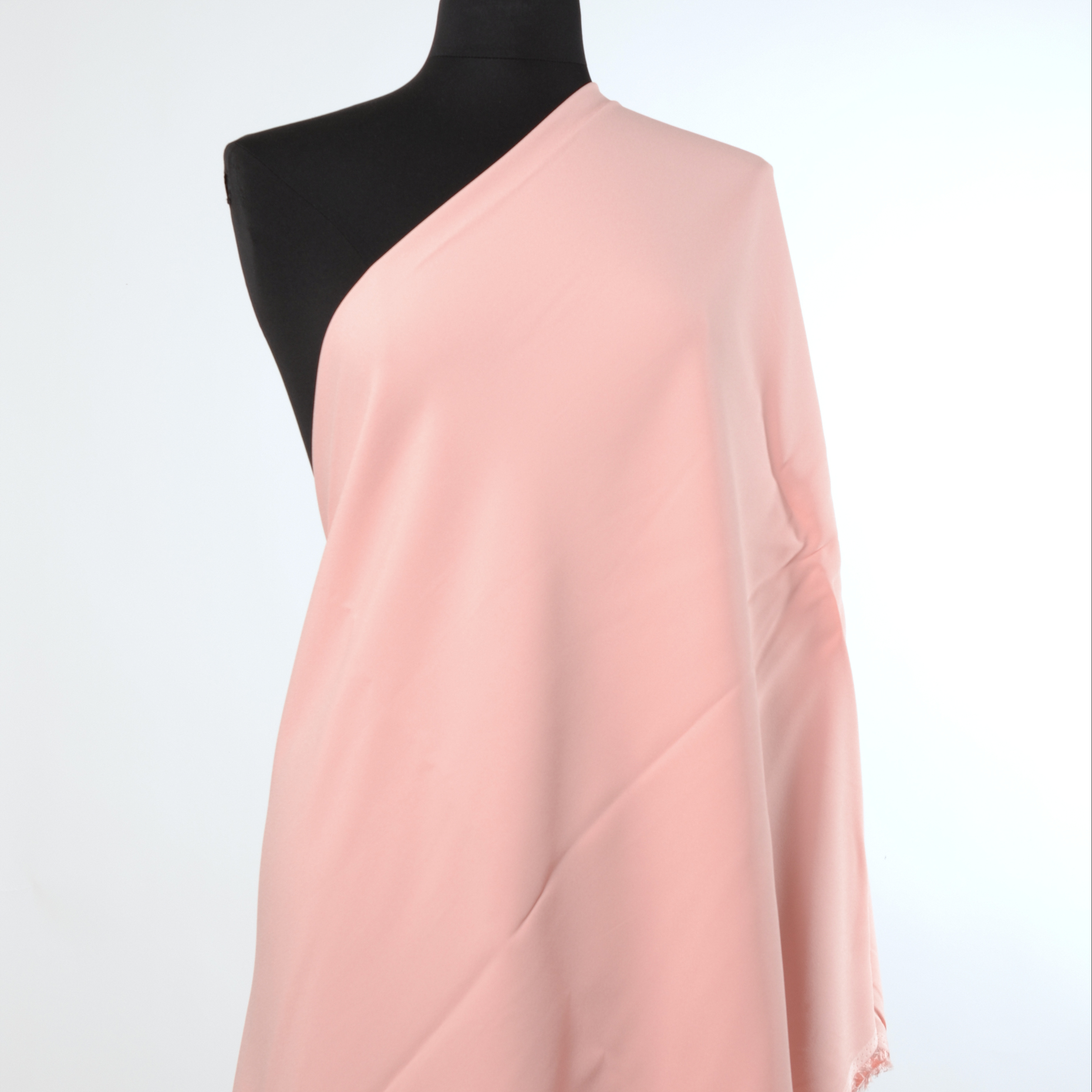 CRÊPE, SATIN, VISCOSE, CHALK PINK (F000015531) - Mannequin