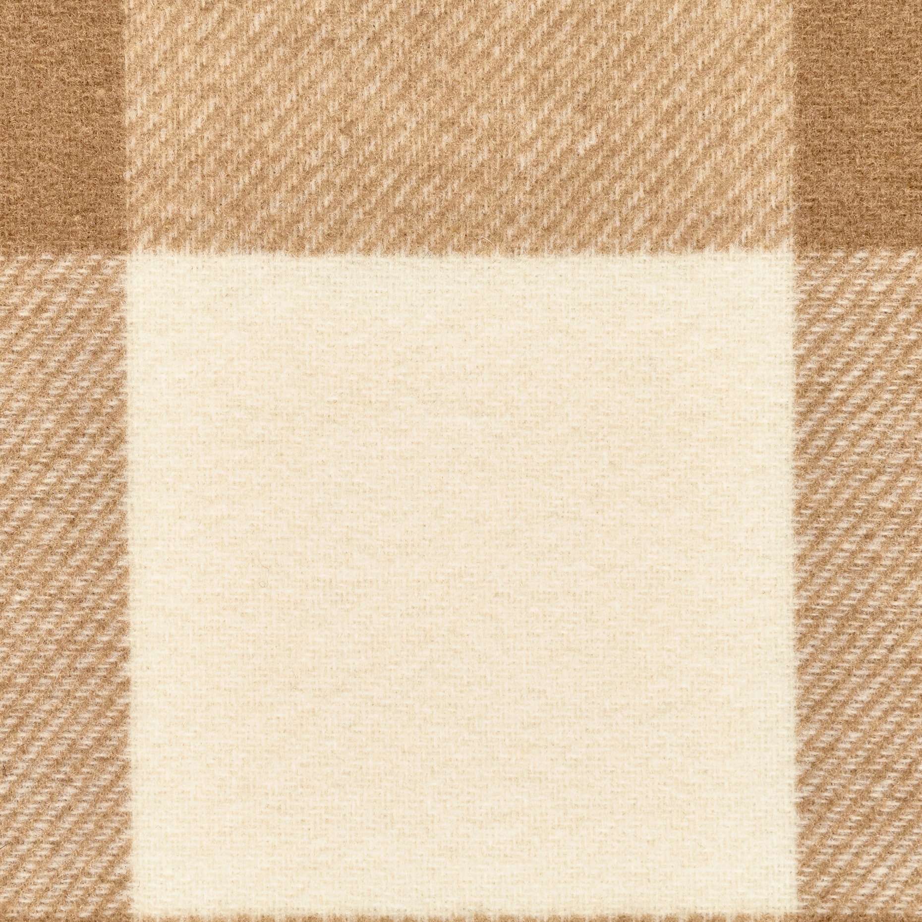 Double, Wełna, Ivory&Café Au Lait (F000042275) - Tkana