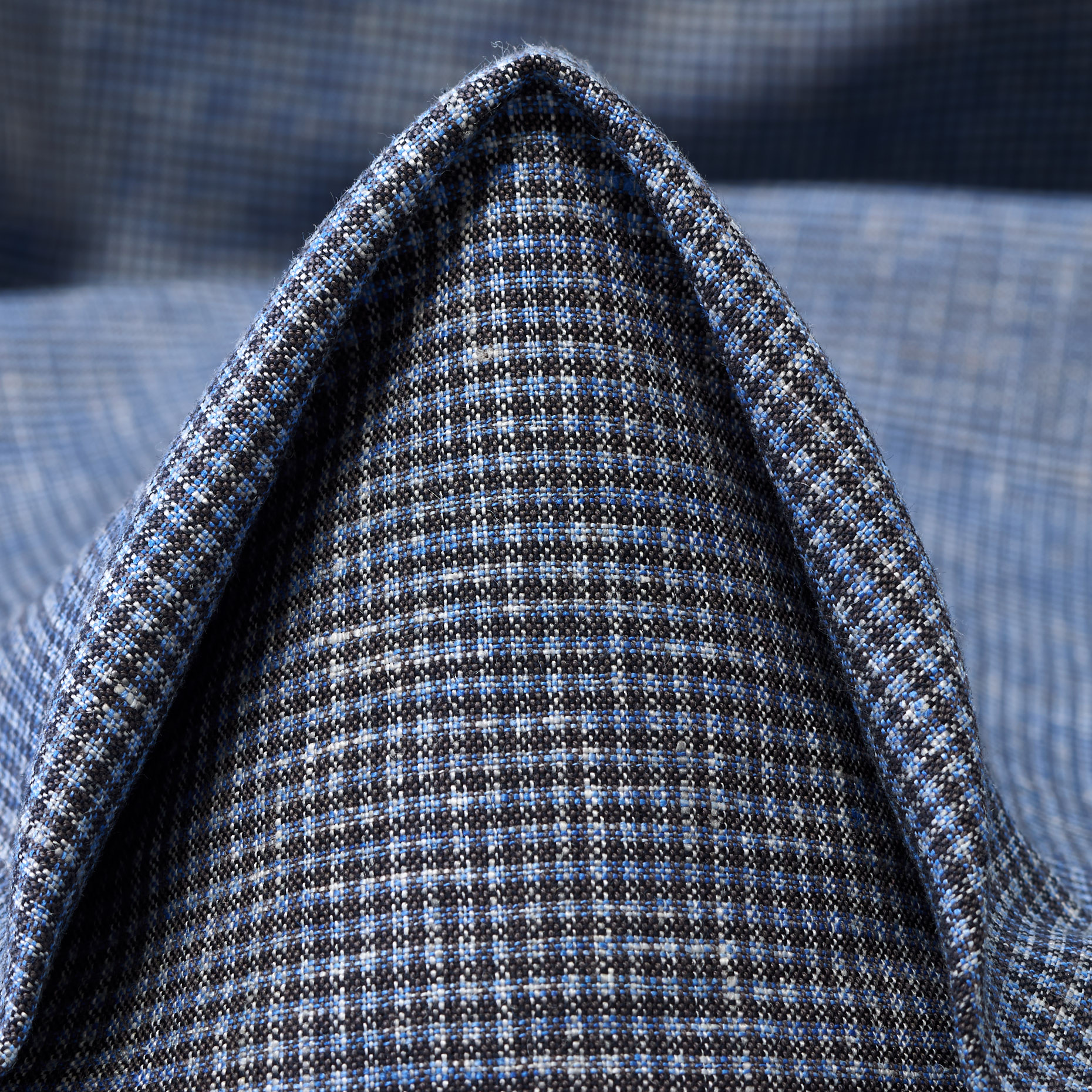 LINEN, COTTON, CHECK, STONEWASH (F000044847)
