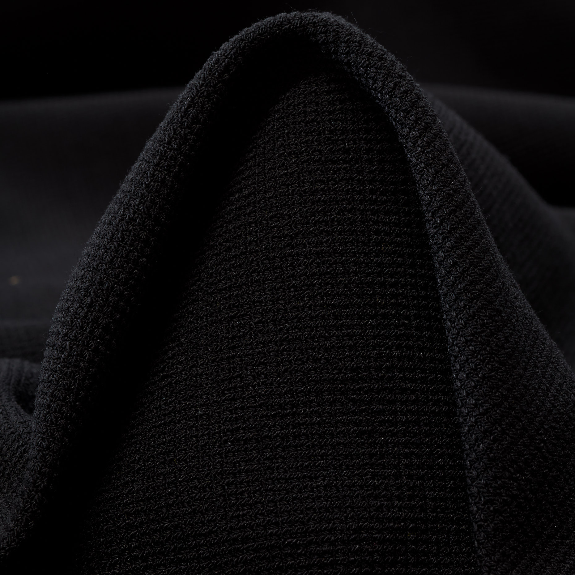 VIRGIN WOOL, MICRO STRUCTURE, ELASTIC, JET BLACK (F000036419)