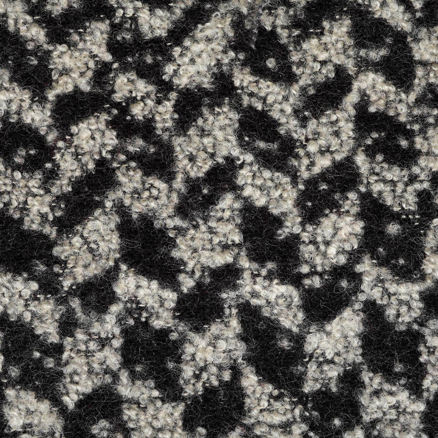 JACQUARD, WOOL, WHITE ONYX&JET BLACK (F000034134) - Texture