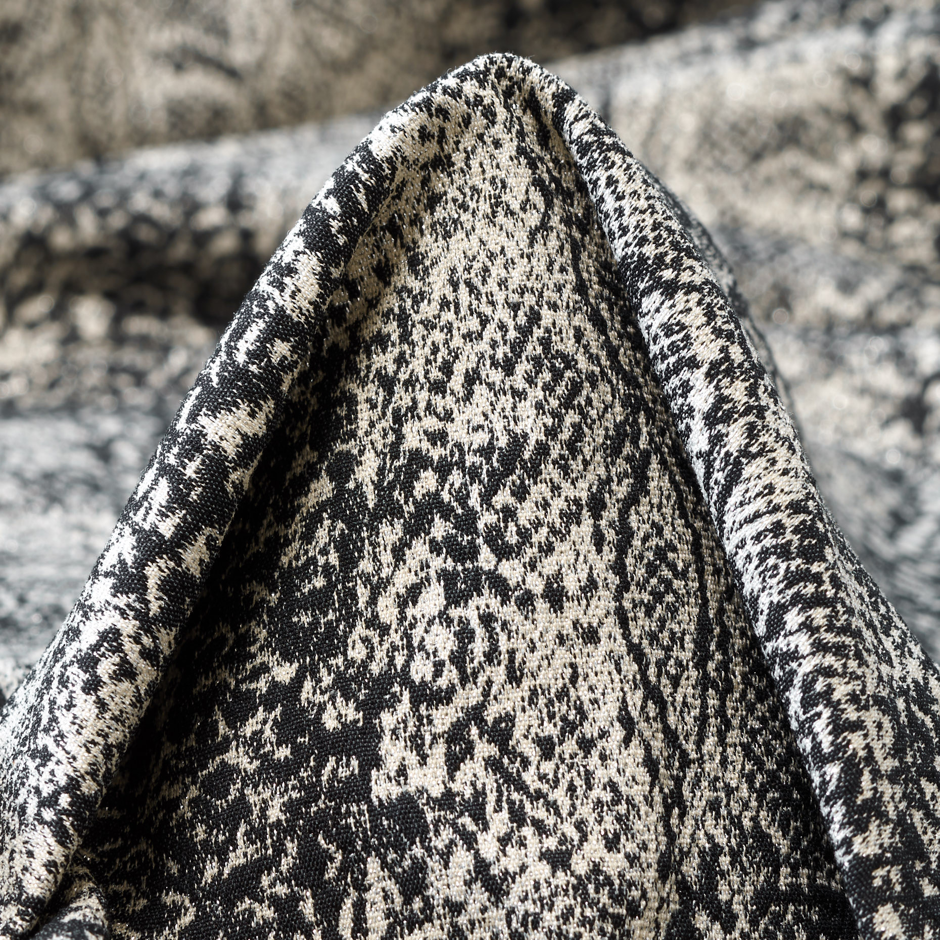 JACQUARD, COTTON ELASTIC, CREME BRÛLÉE (F000041479)