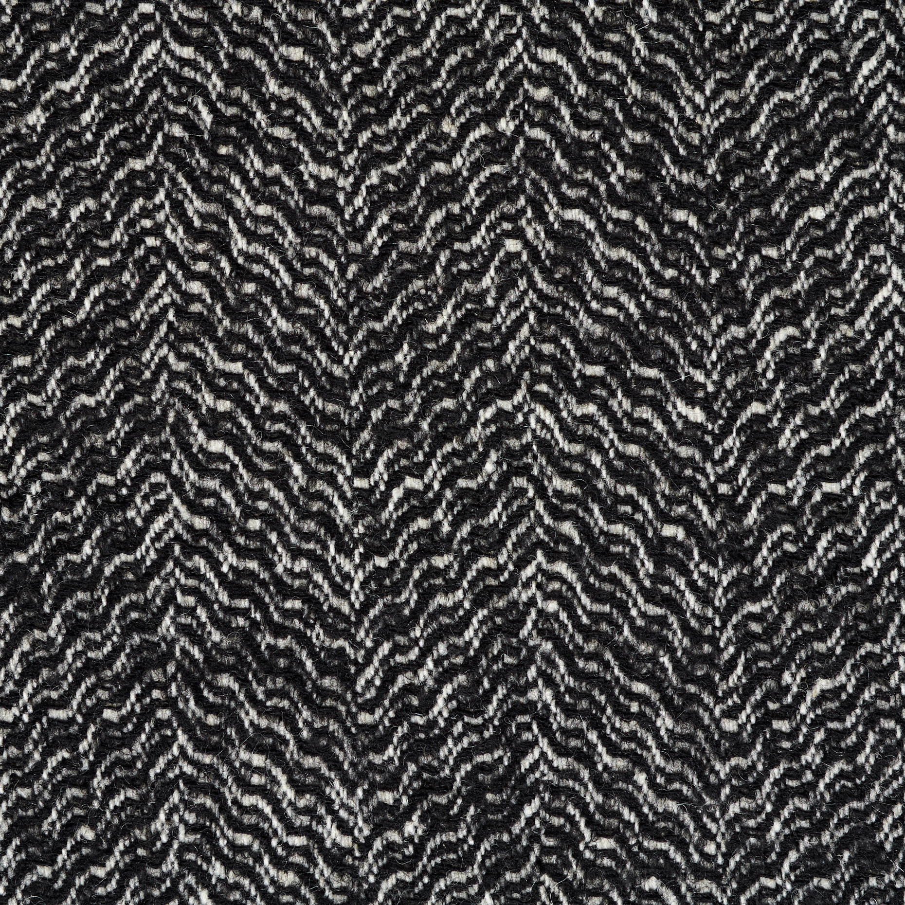 JACQUARD, VIRGIN WOOL, MICRO DESIGN, ANTIQUE WHITE&RAVEN BLACK (F000038864) - Texture