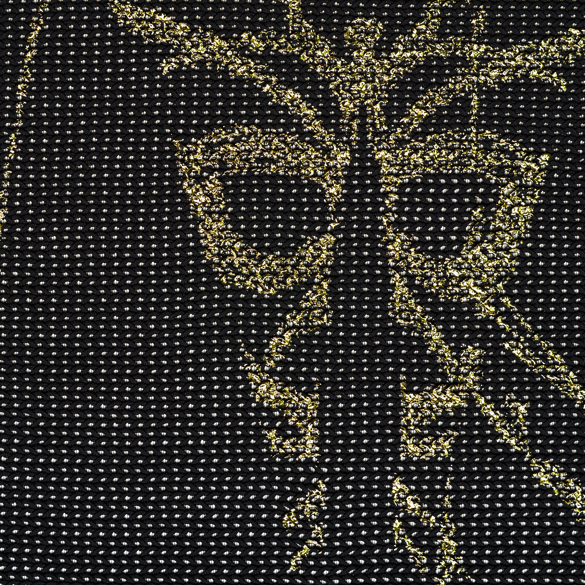 Jersey, Drukowane, Wysoka elastyczność, Rich Gold (F000033222) - Tkana