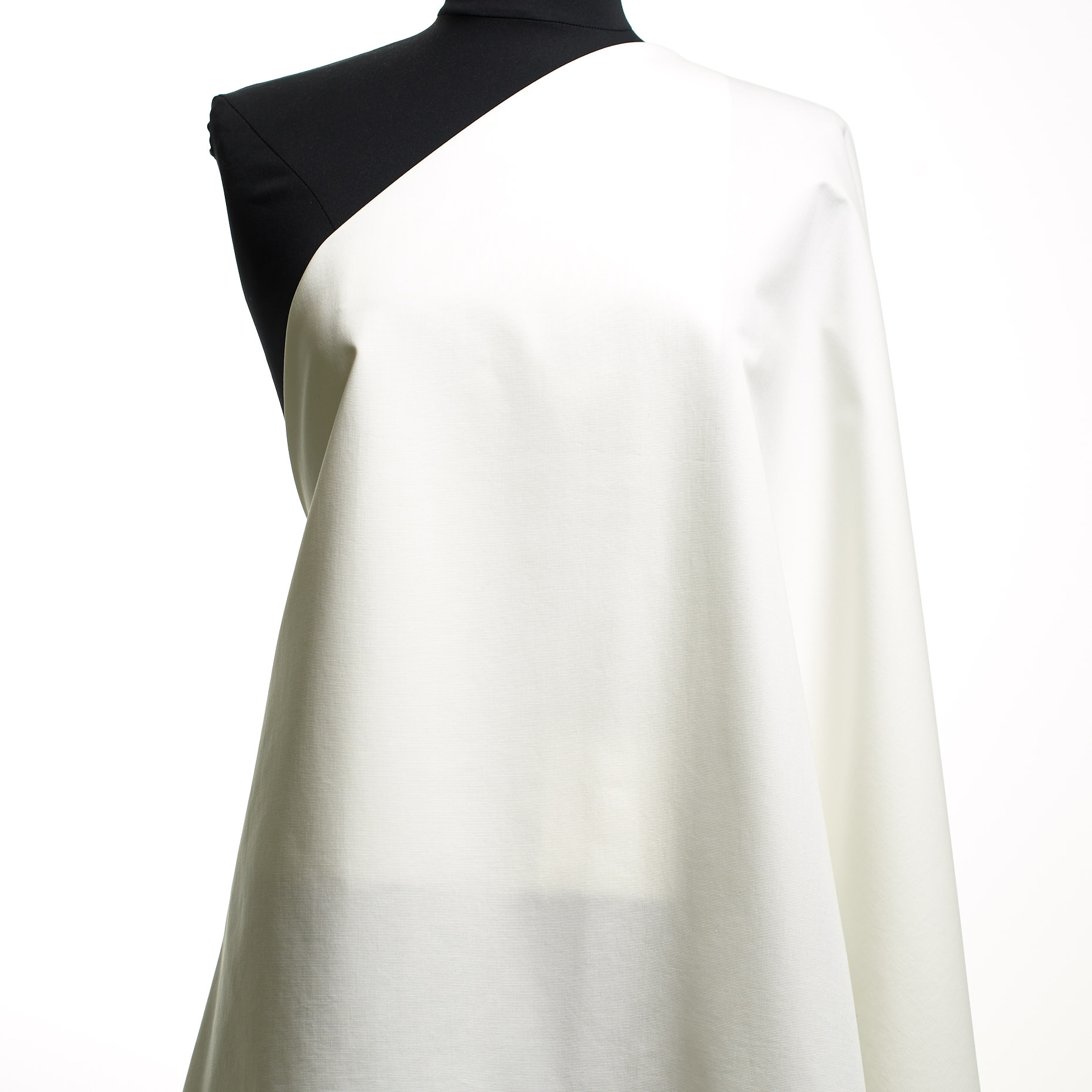 Prążkowany, Bawełna, Brilliant White (F000045604) - Manekin