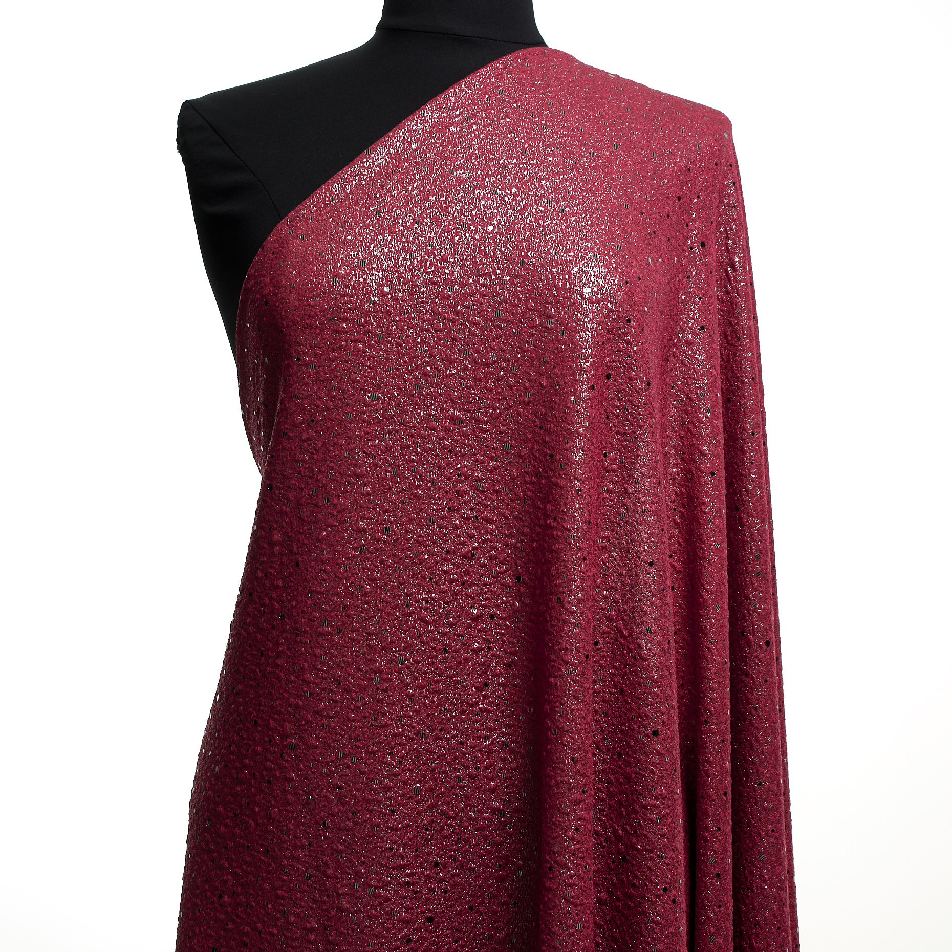JERSEY, METALLIC, SHIMMERING, LIPSTICK&SILVER (F000045452) - Mannequin