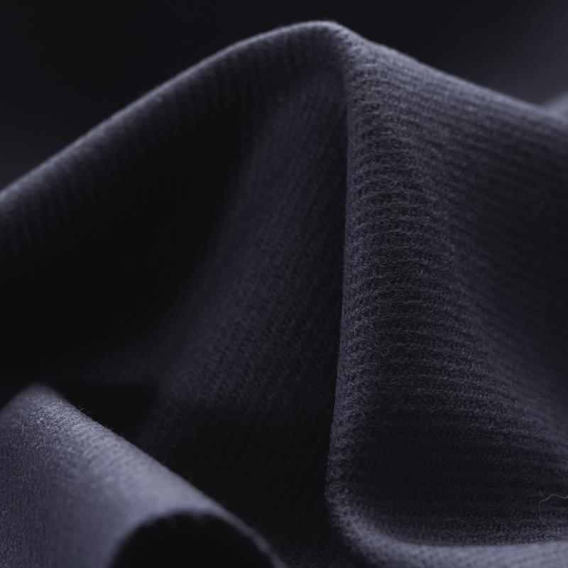 DOUBLE, WOOL BLEND, TWILL, INDIGO (F000028164)