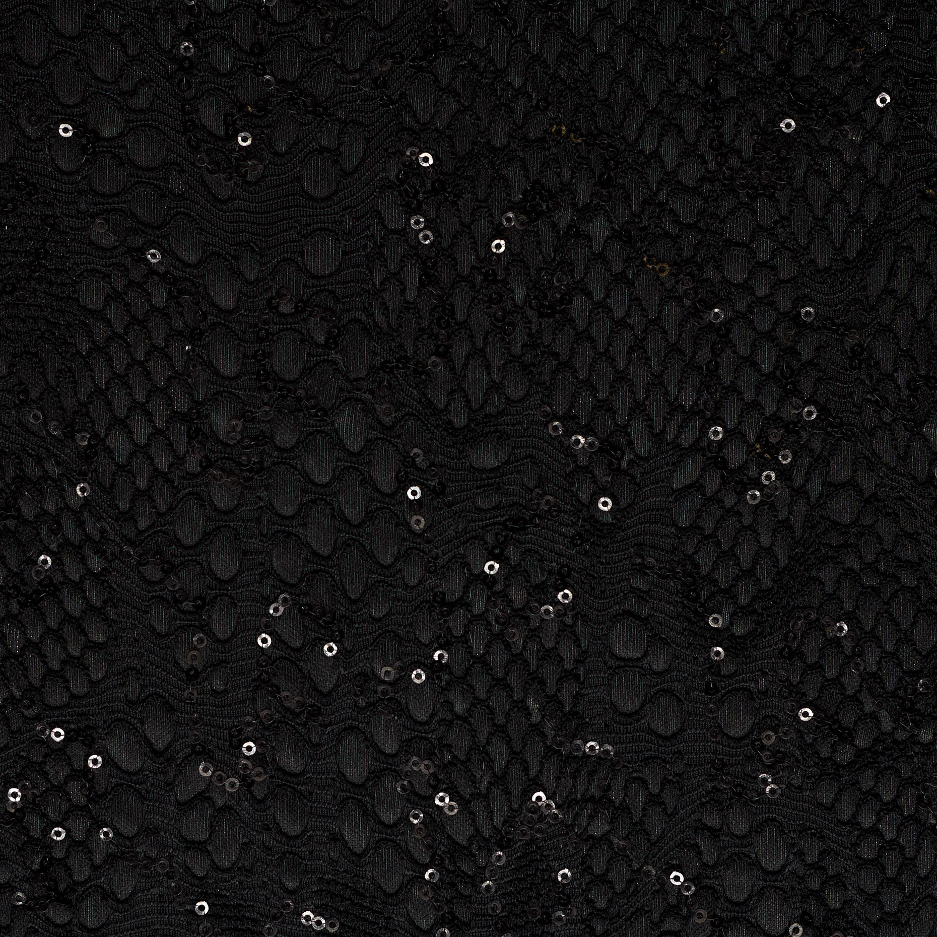 NET, BONDED, SEQUIN, JET BLACK (F000037516) - Texture