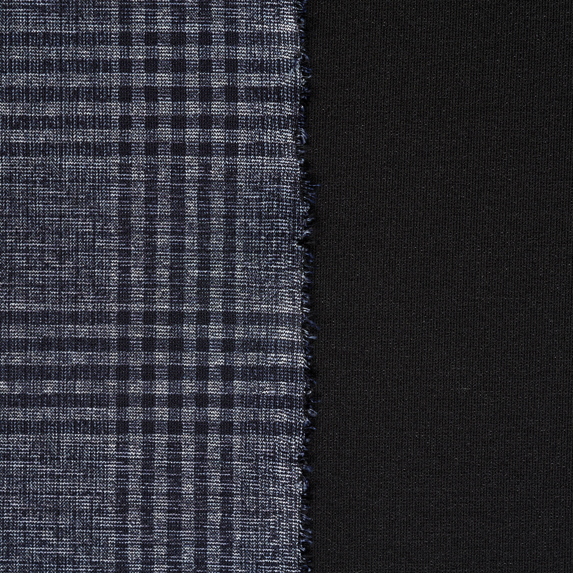 Jersey, Double, Mieszanka wiskozy, Outer Space (F000045264) - Tkana