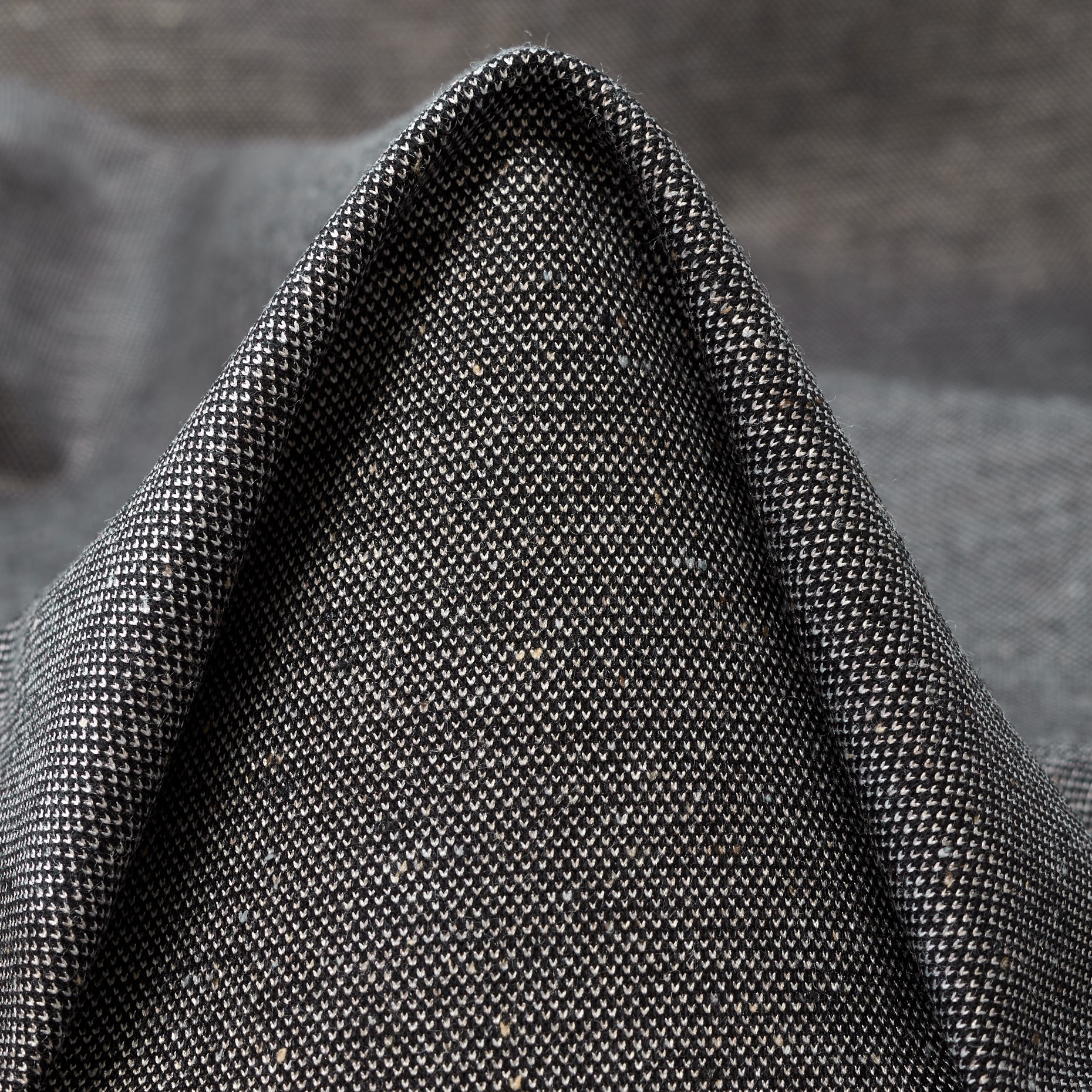 Jersey, Punto Milano, Wełna dziewicza, Mood Indigo&Antique White (F000043948)