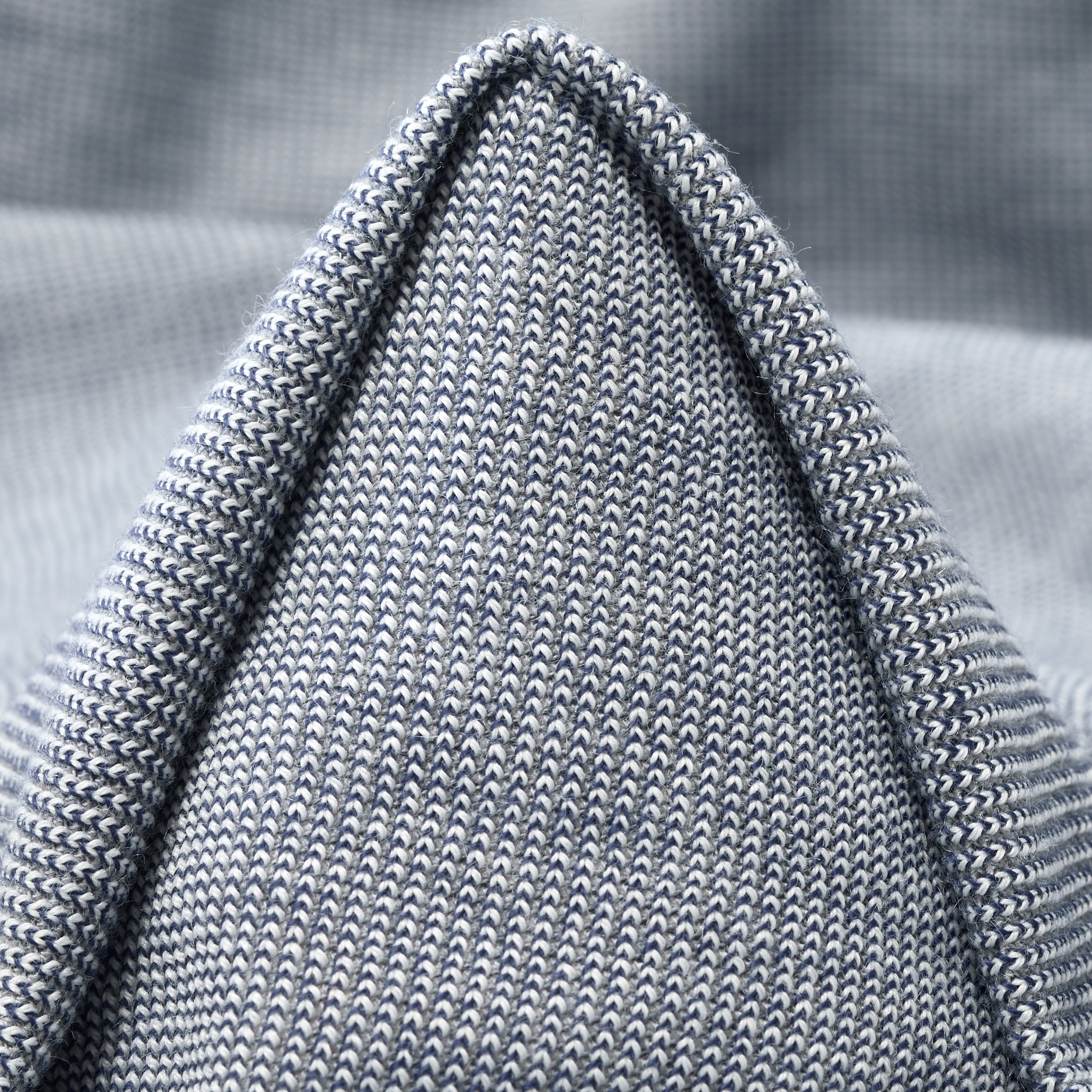 JERSEY, COTTON BLEND, MELANGE, GHOST GRAY (F000044566)