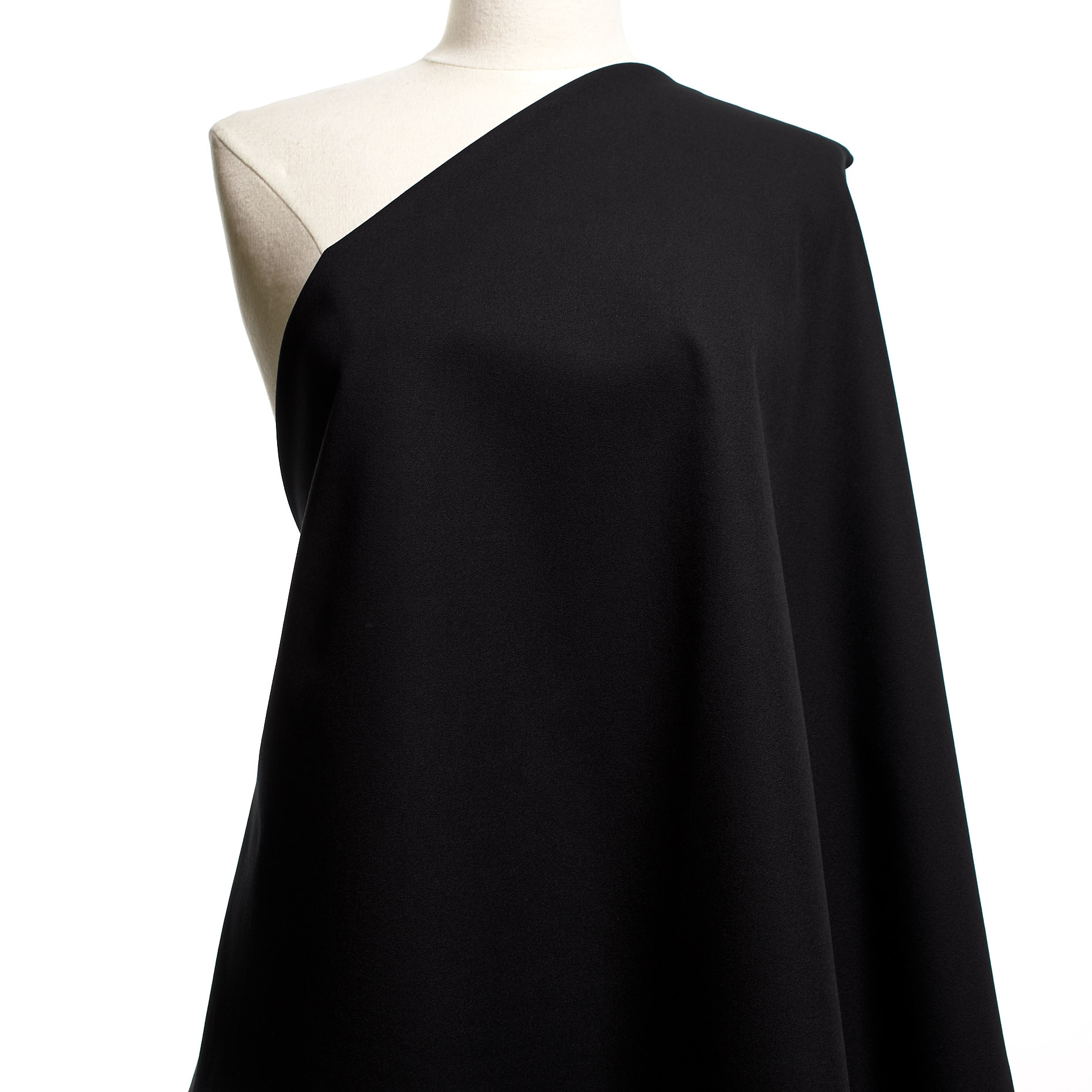 Твил, Хлопок, Стрейч, Raven Black (F000042293) - Манекен