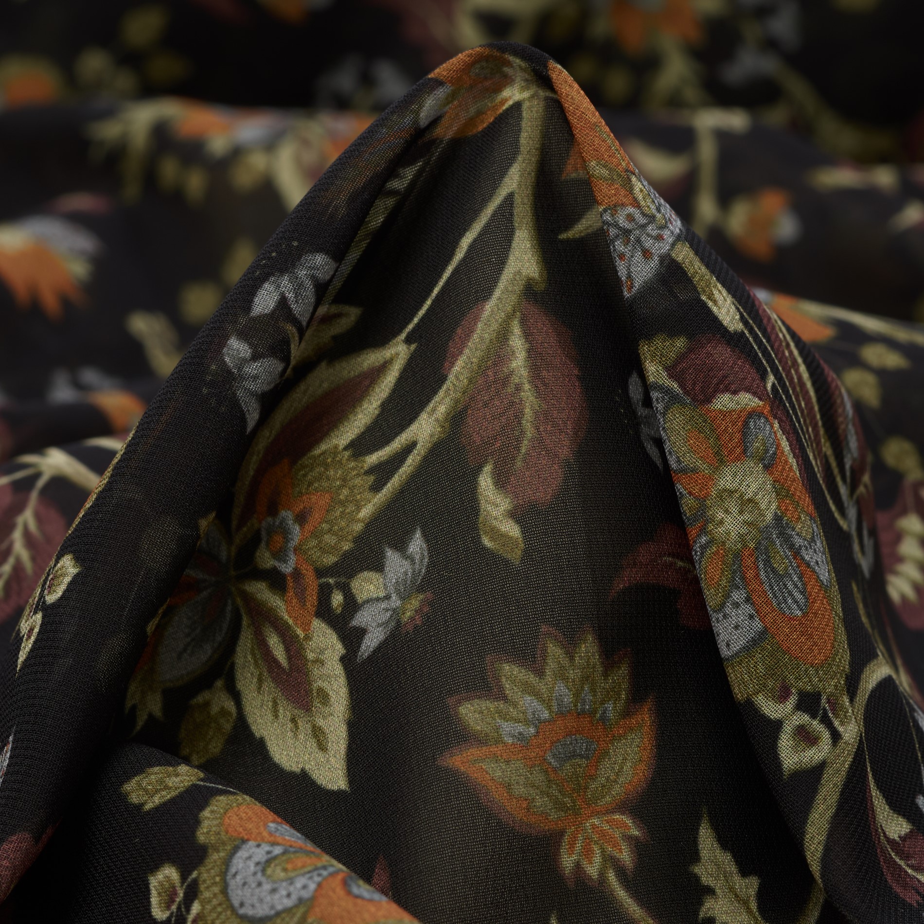 Креп, Цветы, Hot Fudge