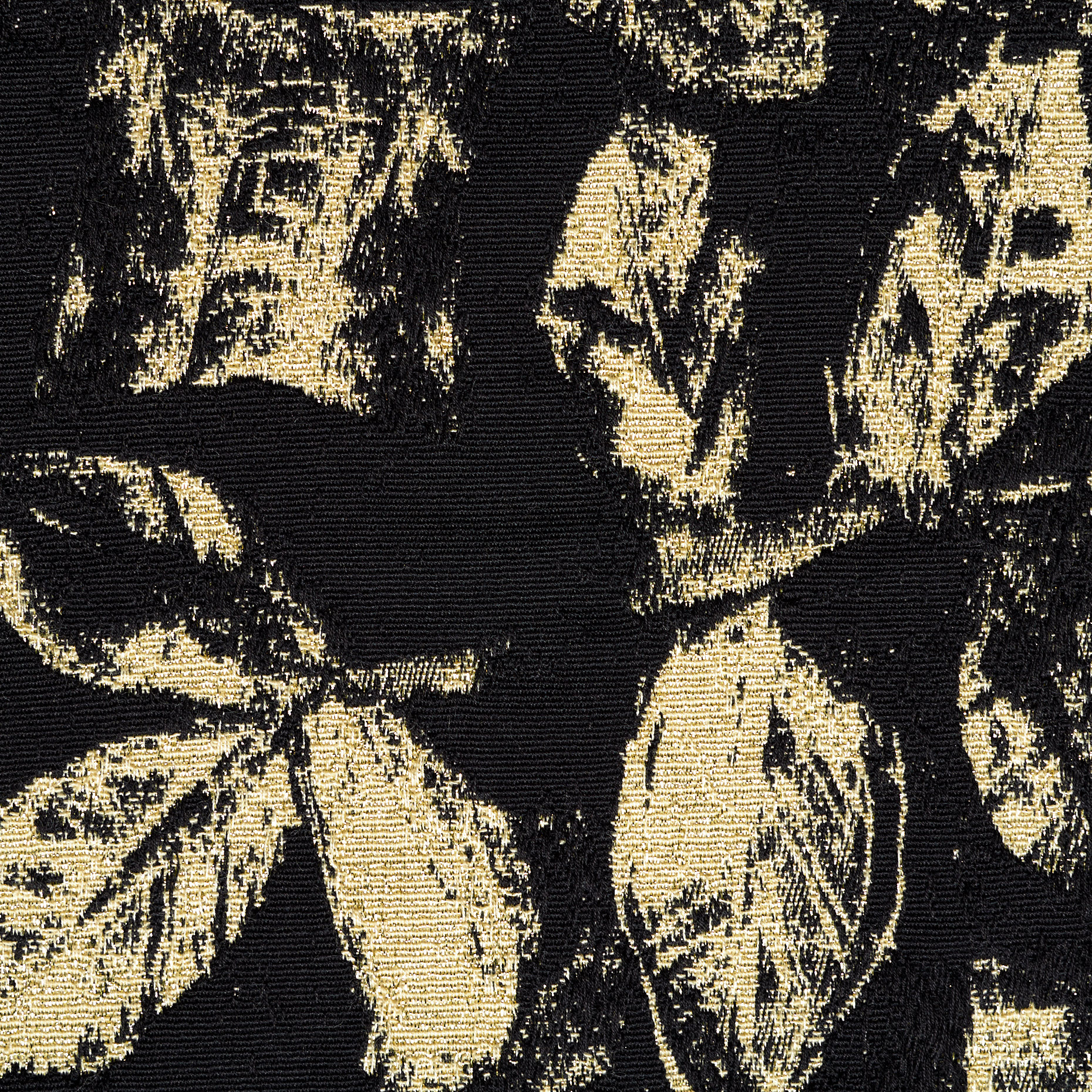 Jacquard, Cotone, Lurex, Frosted Almond&Raven Black (P000003260) - Trama