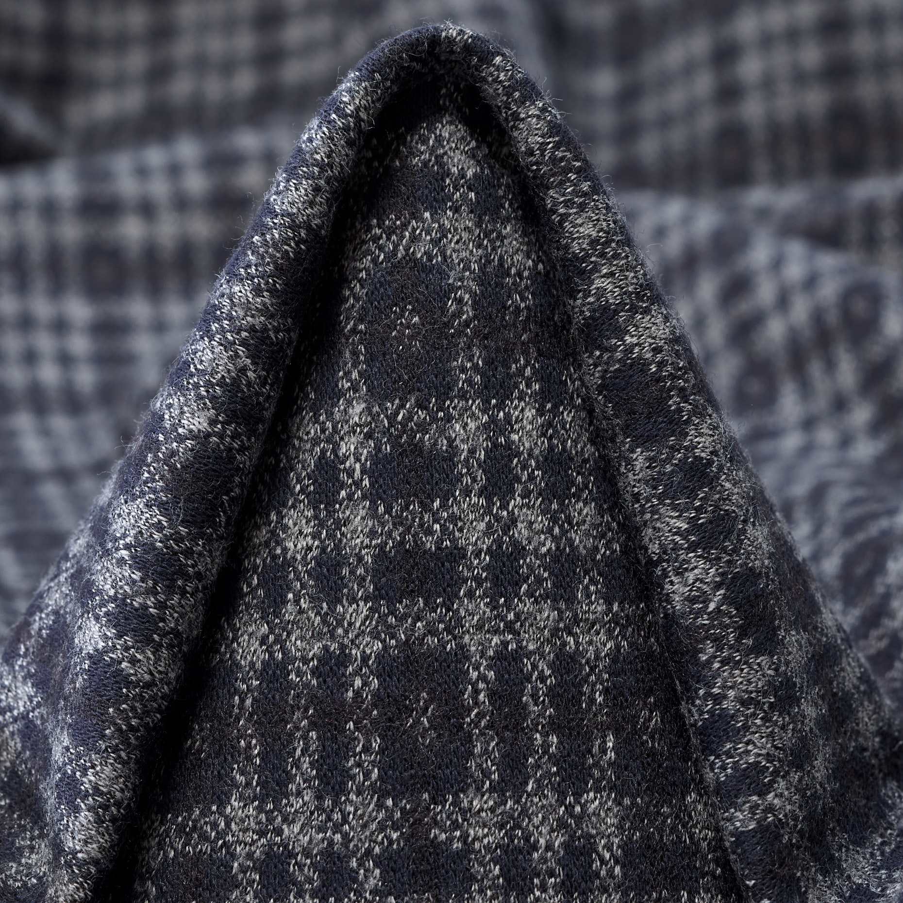 Jersey, Jacquard, Cotone, Paloma&Blue Indigo (F000045192)