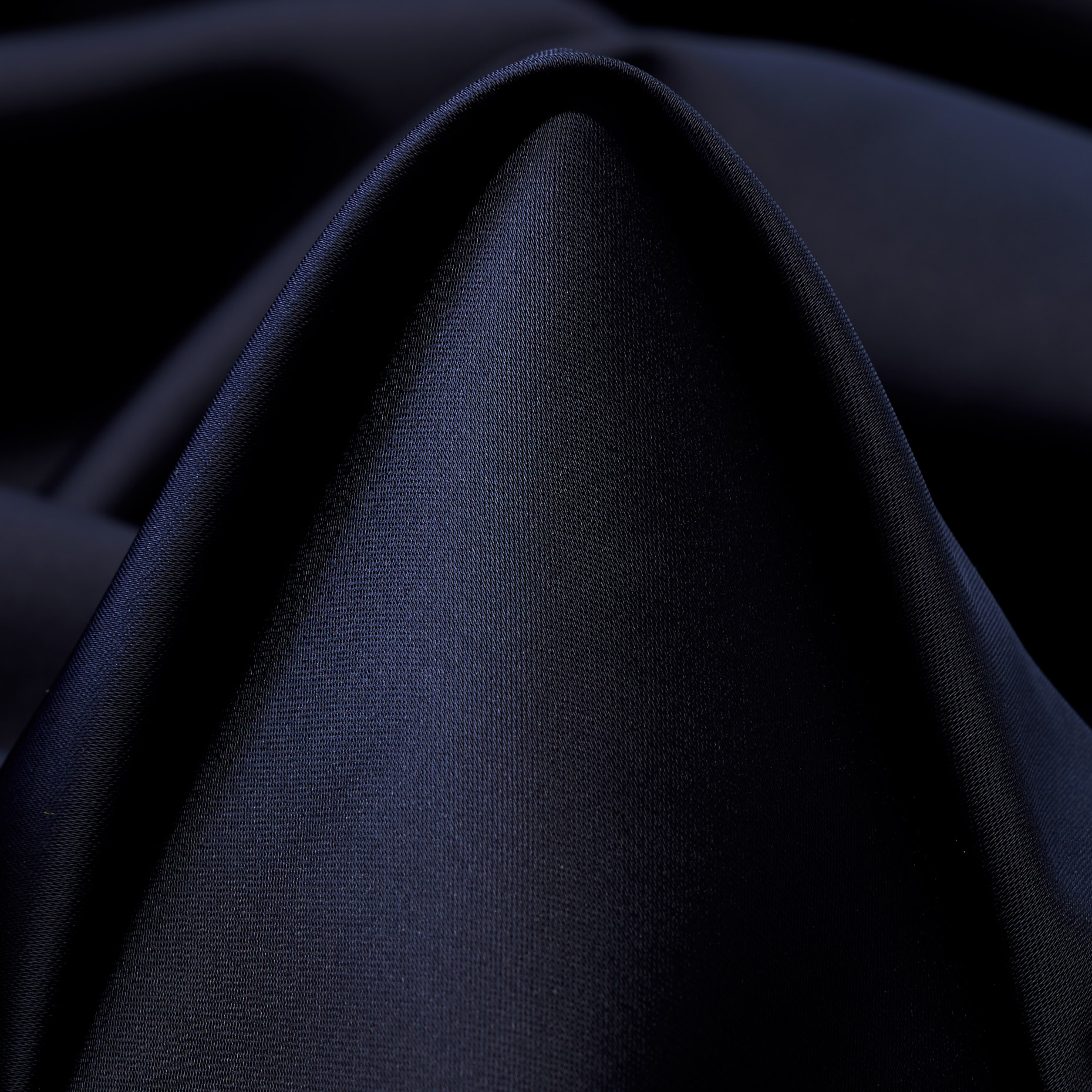 SATIN, ELASTIC, MIDNIGHT BLUE (F000042765)