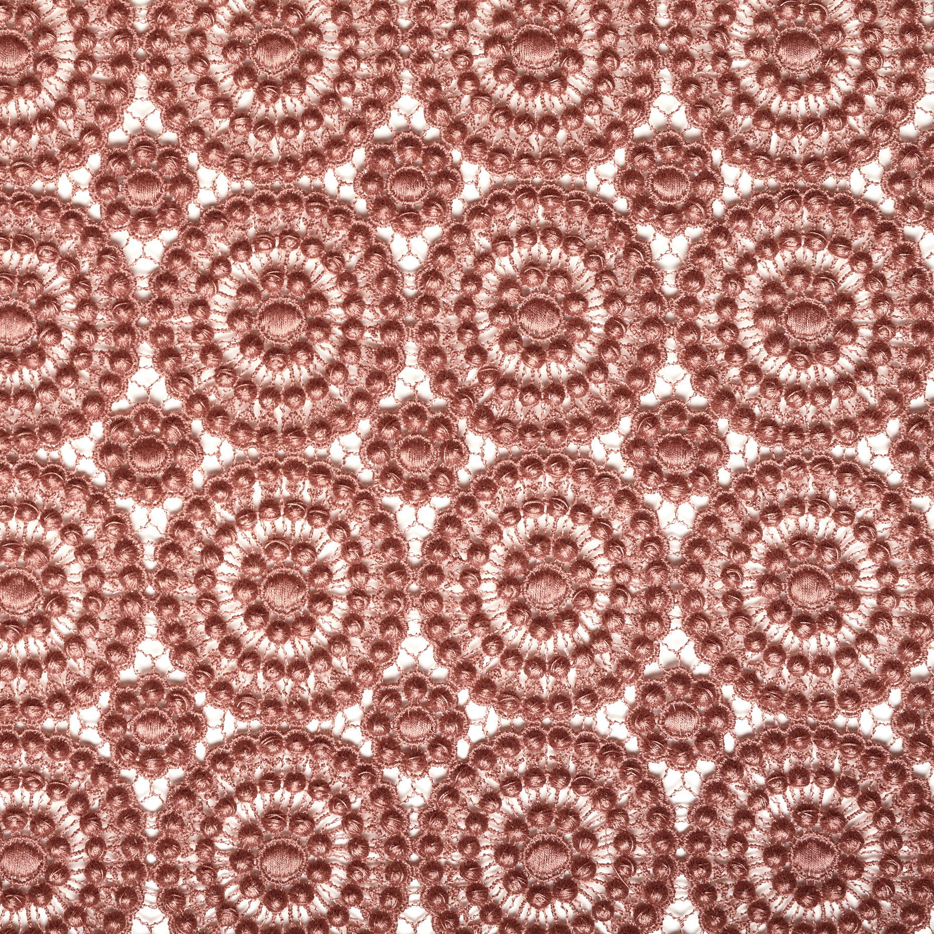 Koronka, Bawełna, Wydrukowany, Vintage Rose (F000033770) - Tkana